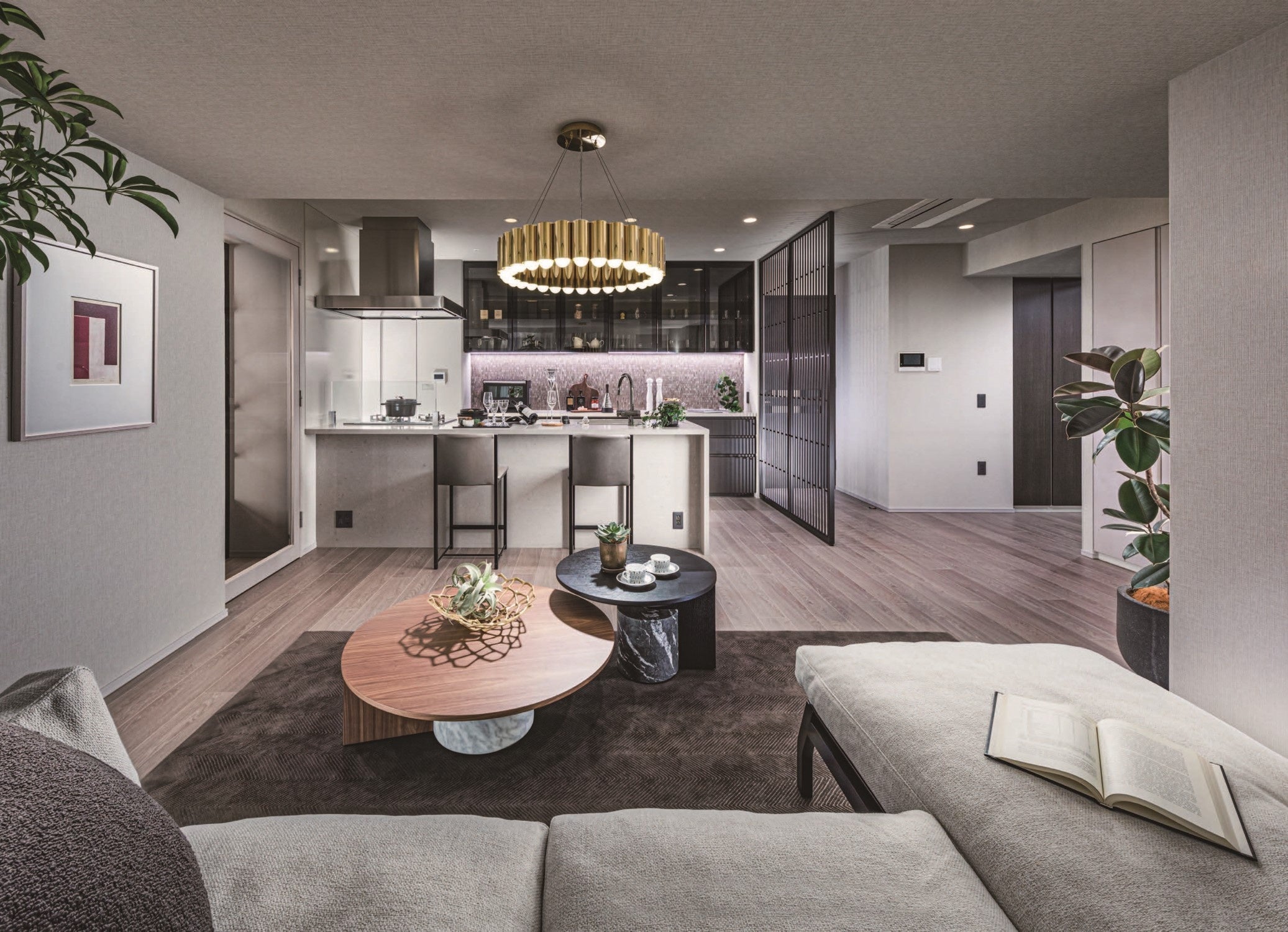 モデルルーム（リビングダイニングキッチン）