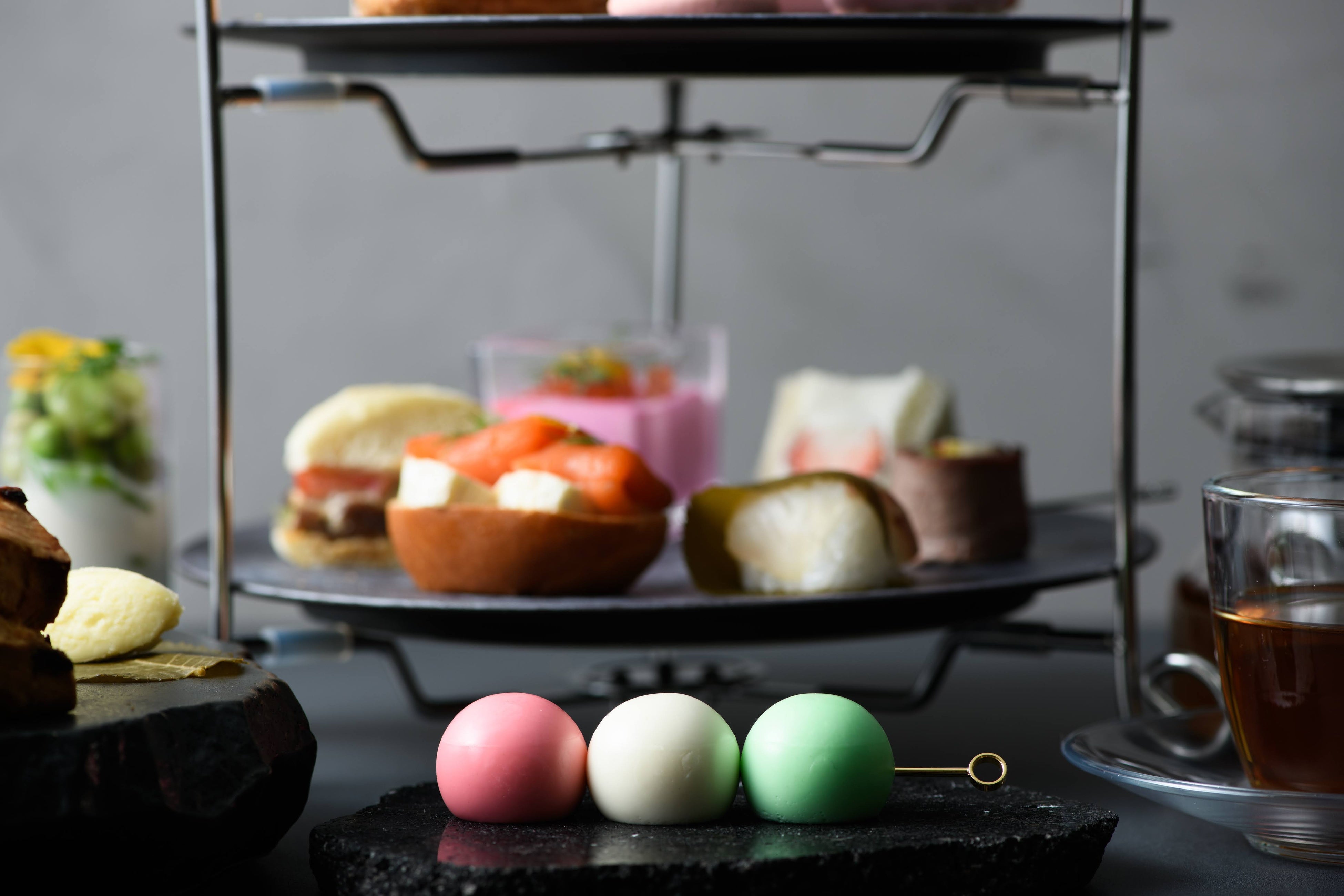 花見三色だんごムース