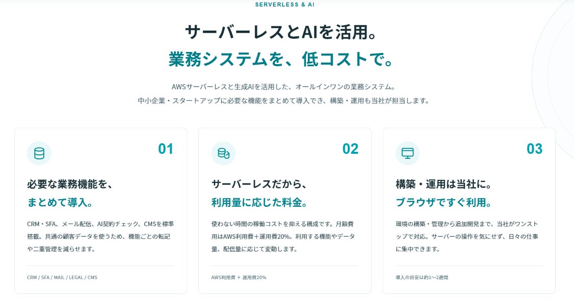 MOCHIROの3つの特徴