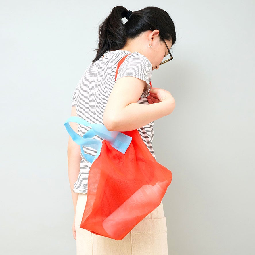 オレンジ×ライトブルー