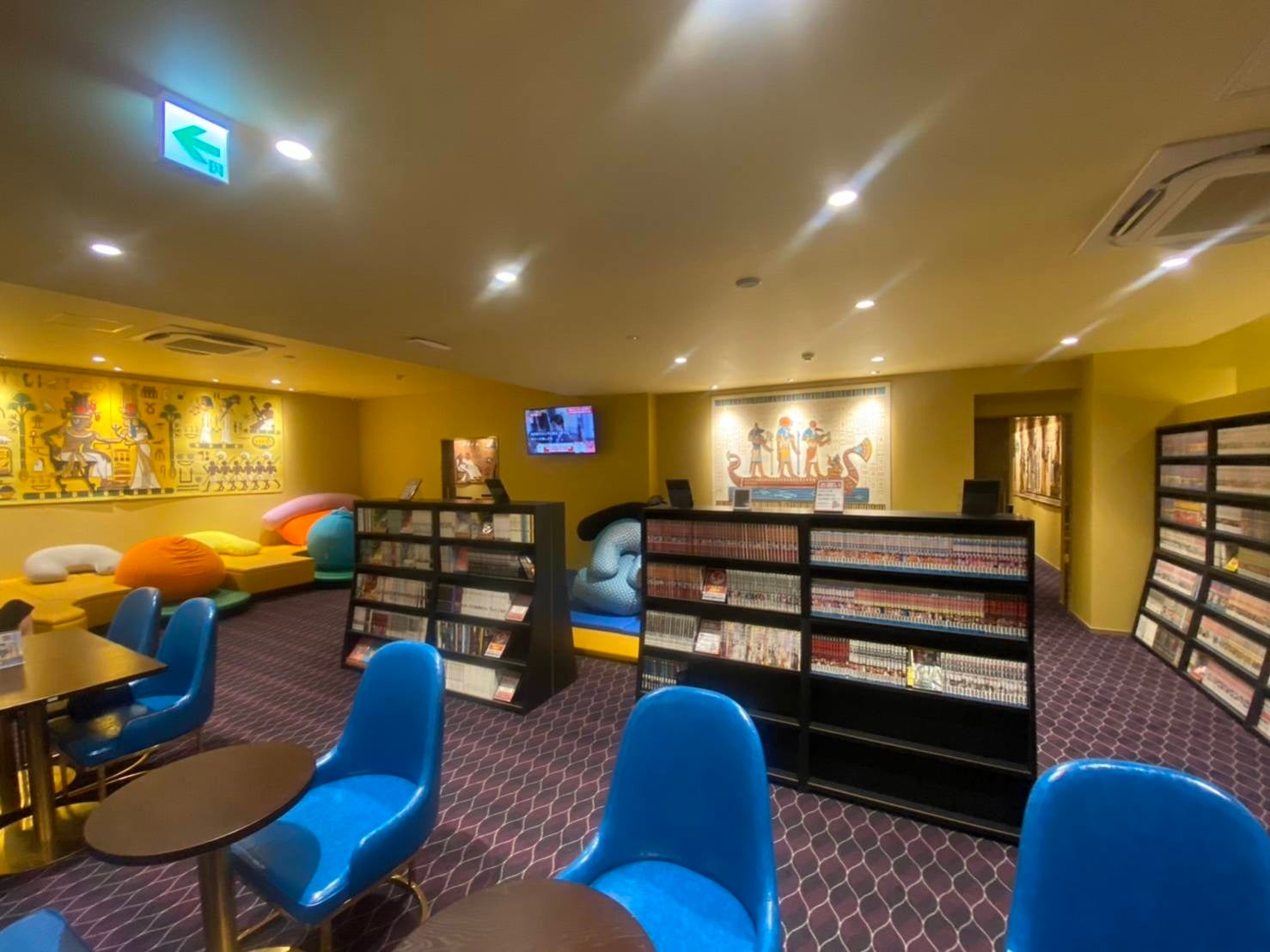 2階リクライニングスペースが大幅リニューアル