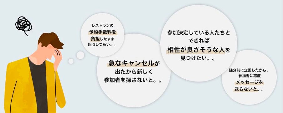 予約困難な人気飲食店の予約枠を持っている幹事の多くの悩み