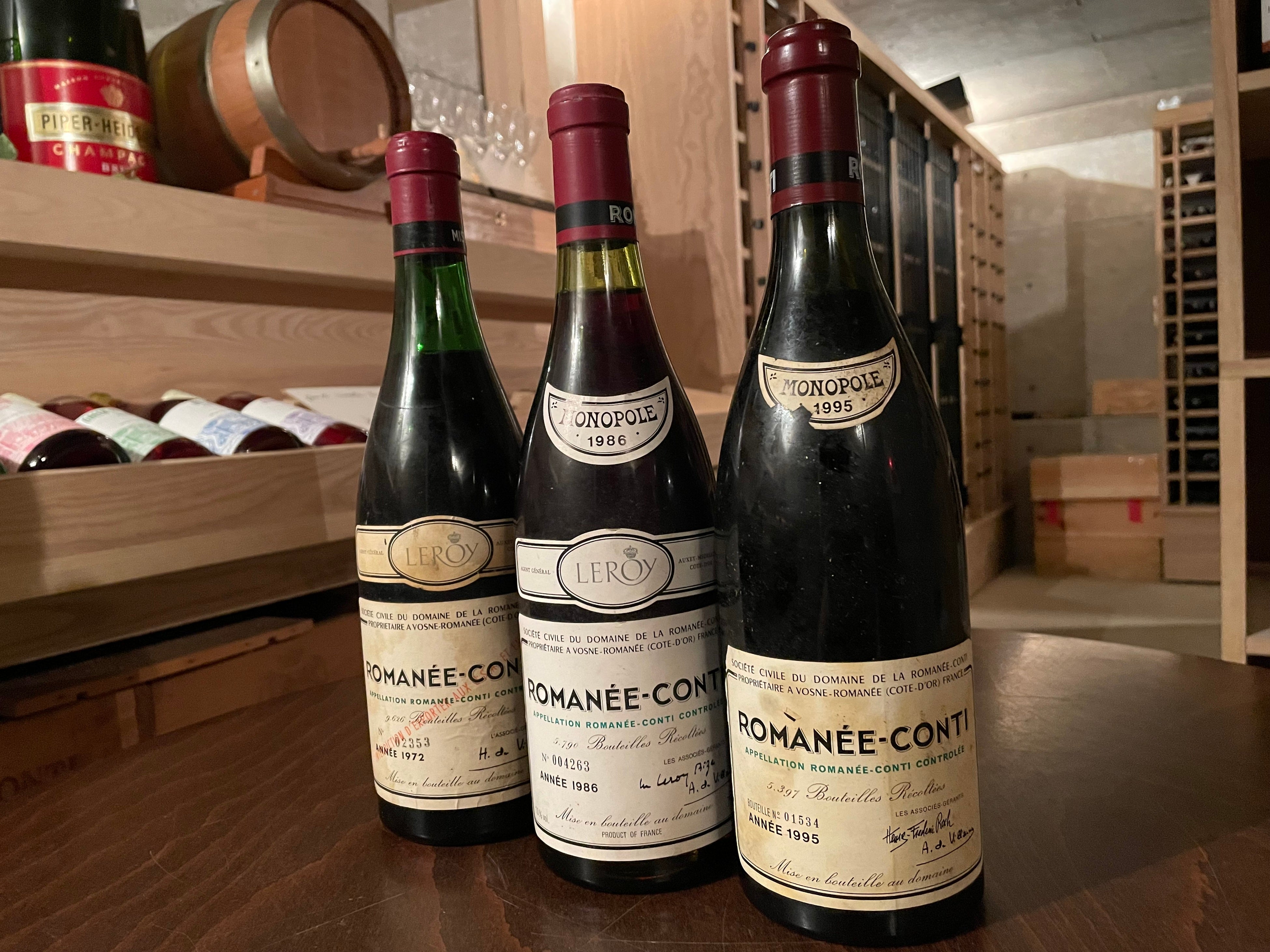 ロマネコンティ・ワイン会】オールドヴィンテージを楽しむ全3回、山本