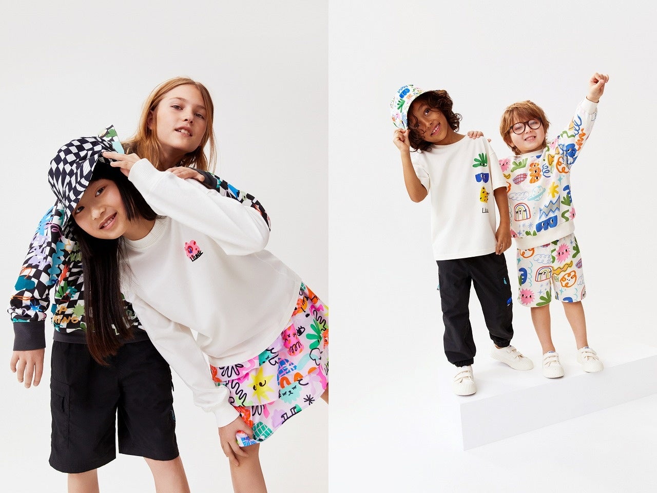 H Mキッズから イラストレーターのliunicとコラボレーションした22春夏ベビー キッズ コレクションを本日発売 H Mのプレスリリース H Mキッズから イラストレーターのliunicとコラボレーションした22春夏ベビー キッズ コレクションを本日発売 H Mのプレスリリース