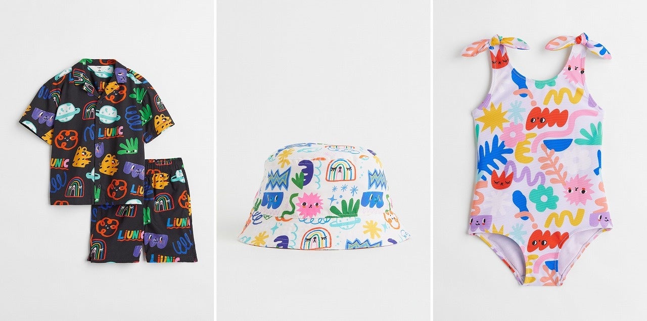 ※H&Mキッズ「Liunic x H&M」コレクション キッズ（90-140cm）H&M公式オンラインストア限定商品画像