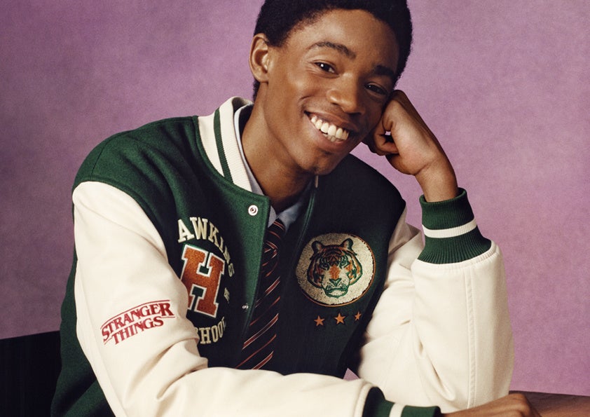 Stranger Things x H&M ベースボールジャケット¥9,999