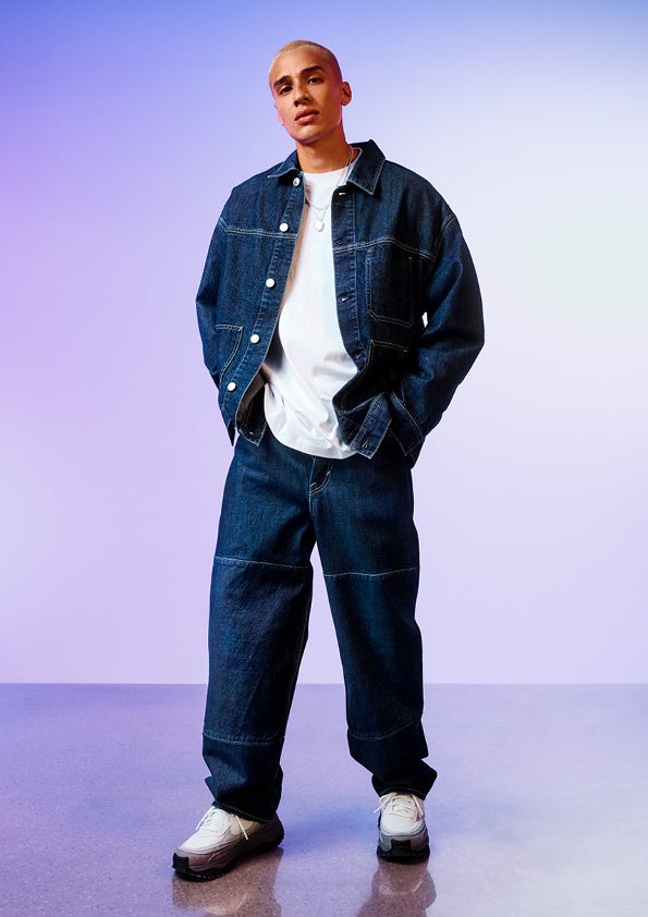 リラックスフィットデニムジャケット￥7,999 ルーズデニム￥5,999