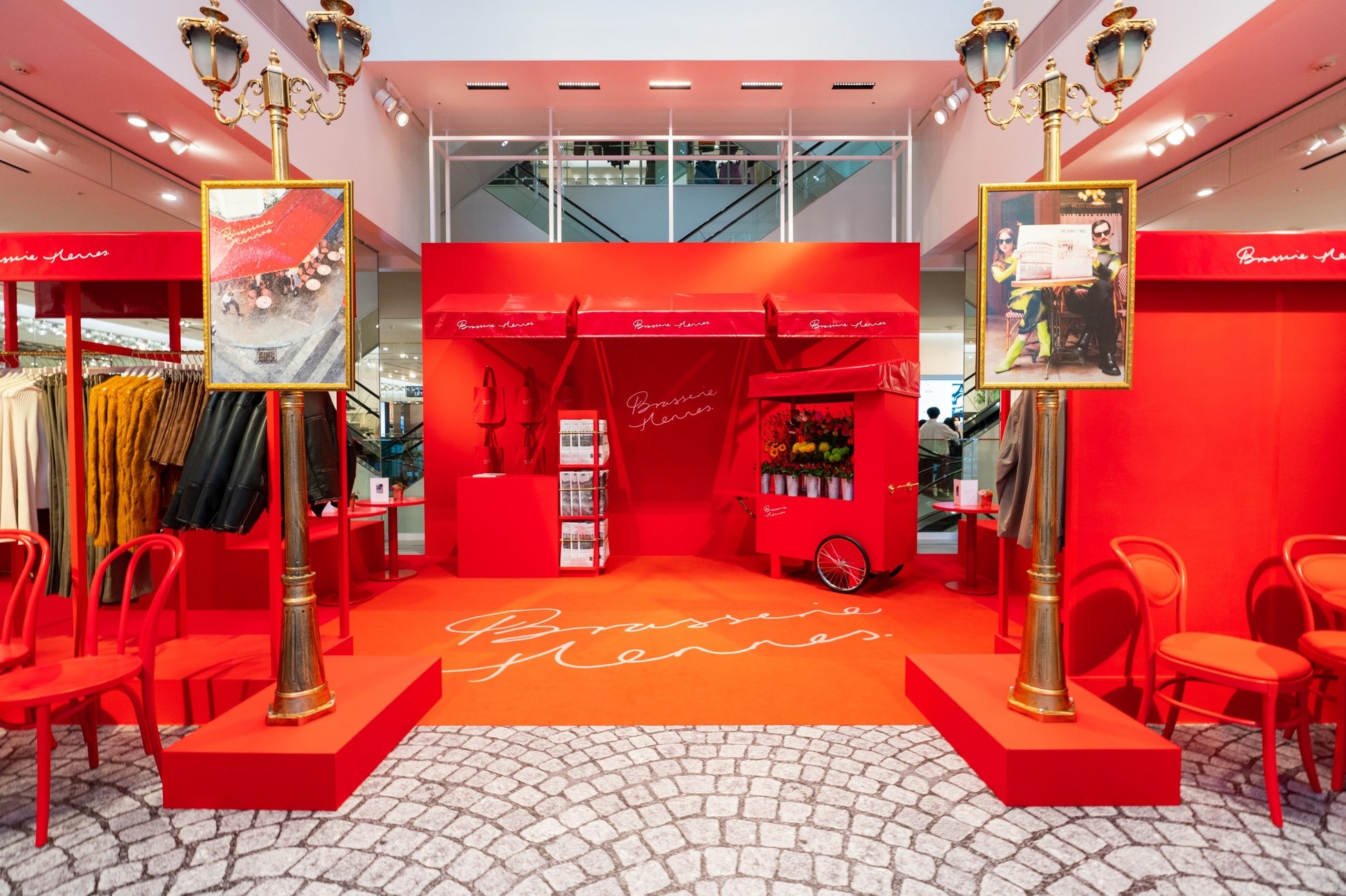 H&M 「Brasserie Hennes(ブラッスリー・へネス)」期間限定イベント内観