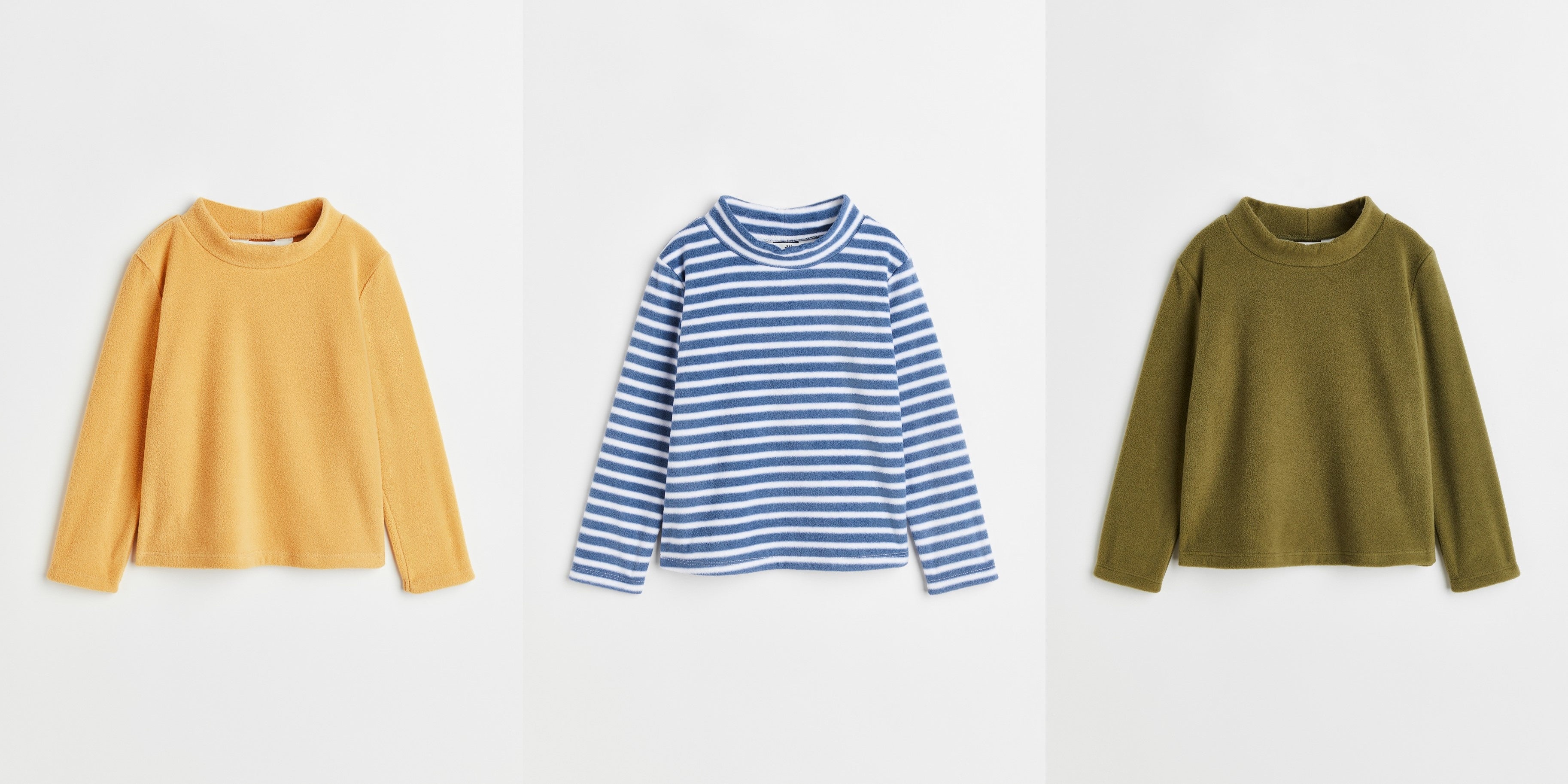 H&Mキッズ 最新秋冬コレクション 長袖フリーストップス￥999