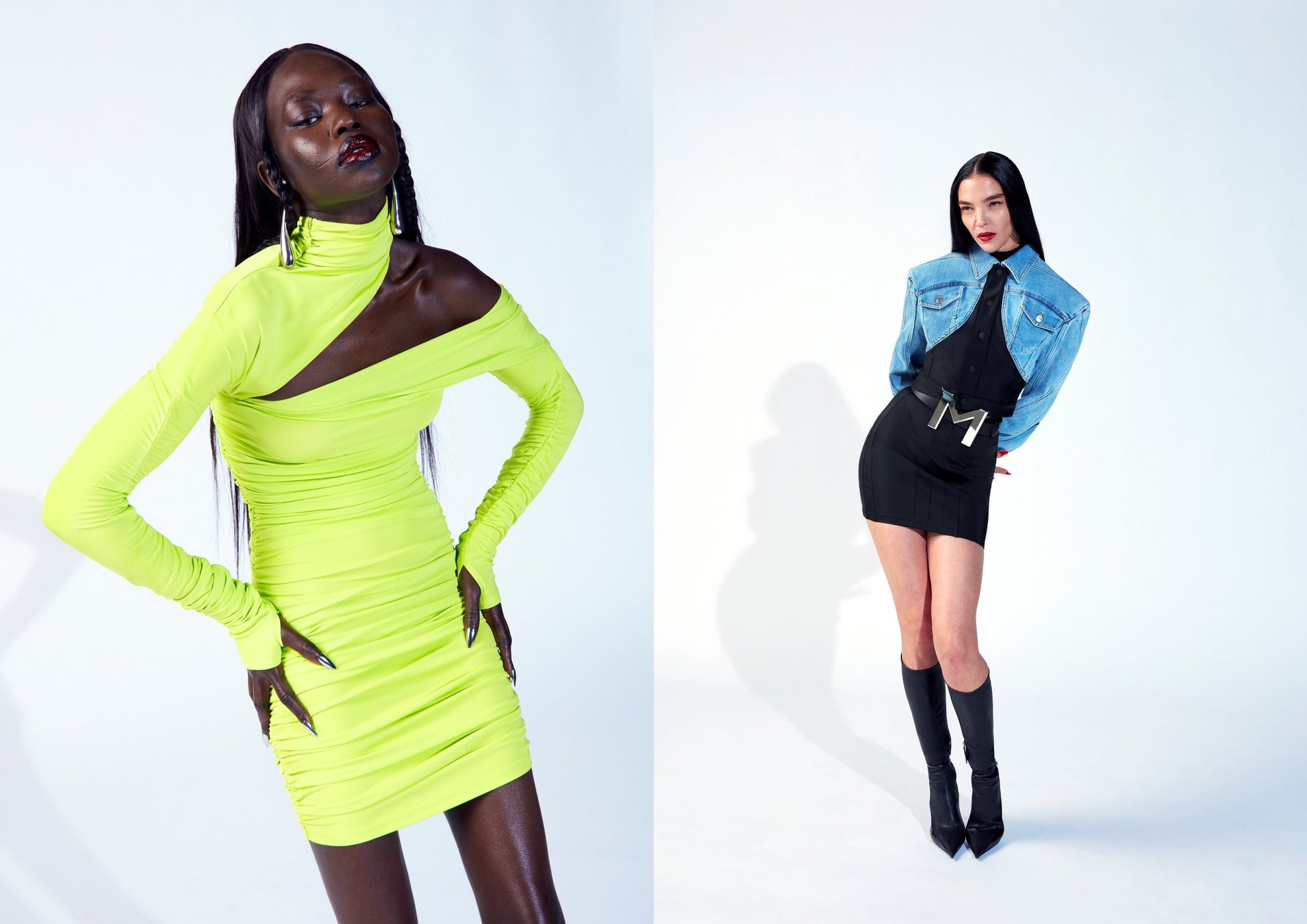 H&M 2023年 デザイナー・コラボレーション 「Mugler H&M(ミュグレー エイチ・アンド・エム)」コレクション ルック画像