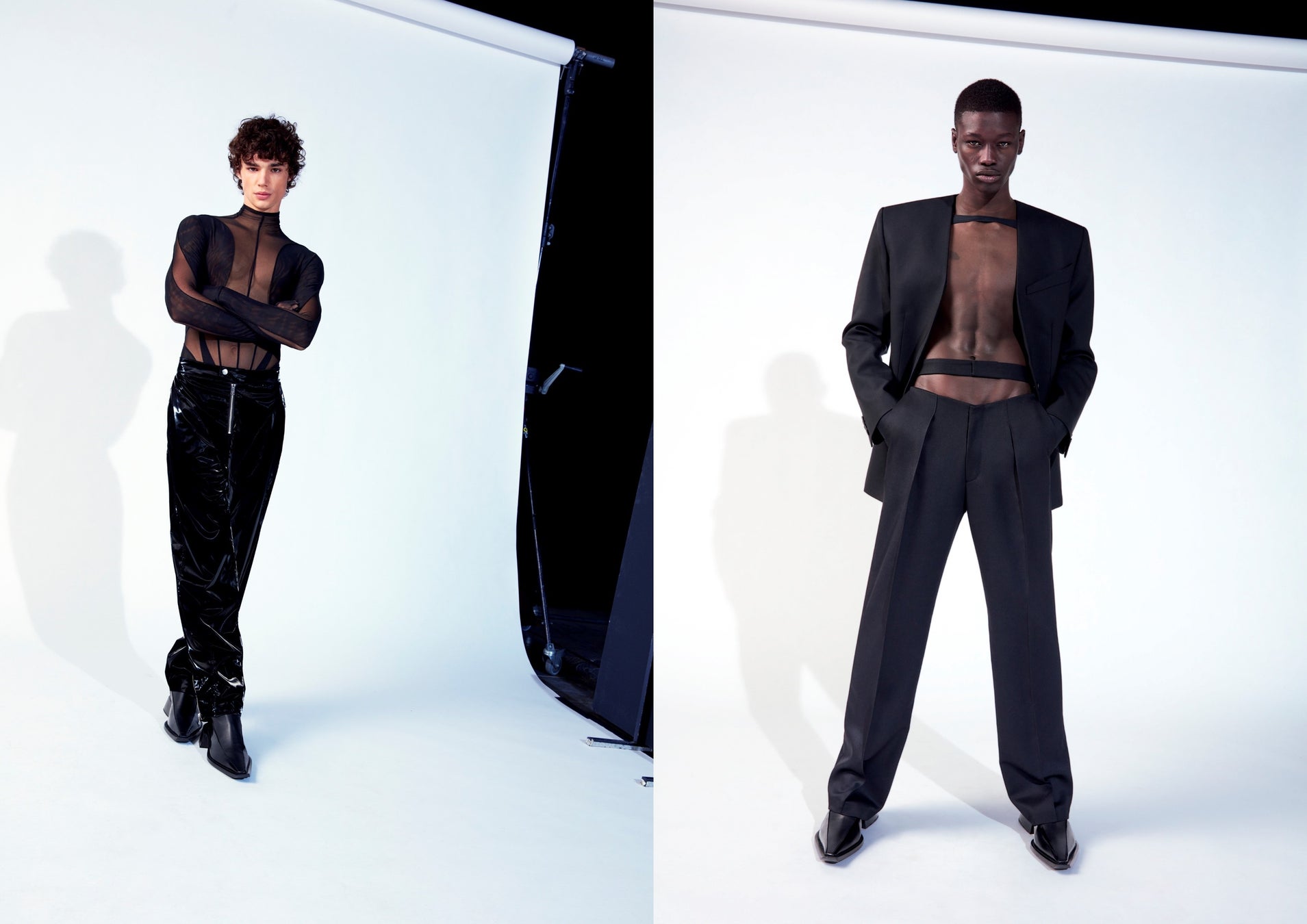H&M 2023年 デザイナー・コラボレーション 「Mugler H&M(ミュグレー エイチ・アンド・エム)」コレクション ルック画像