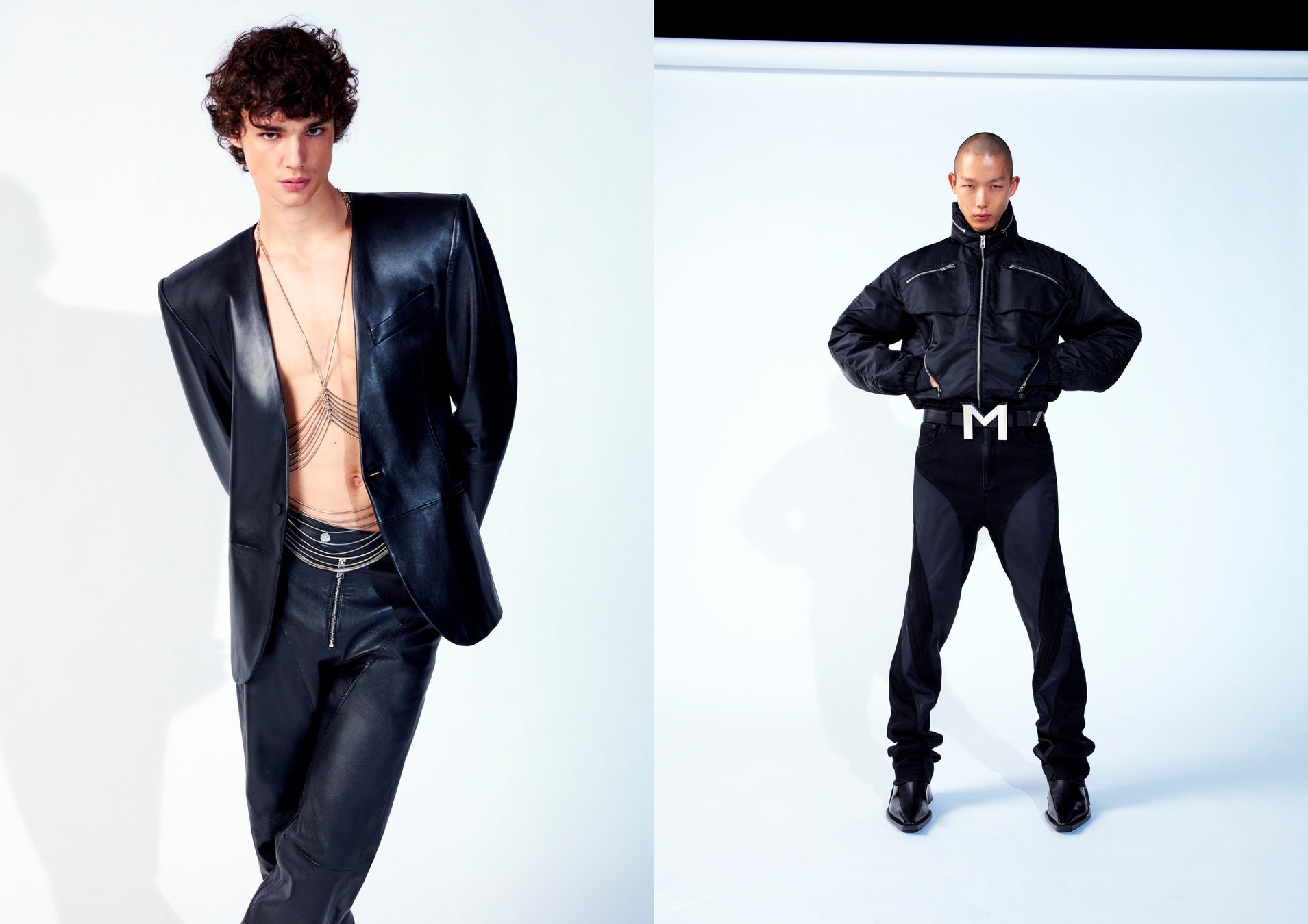 H&M 2023年 デザイナー・コラボレーション 「Mugler H&M(ミュグレー エイチ・アンド・エム)」コレクション ルック画像