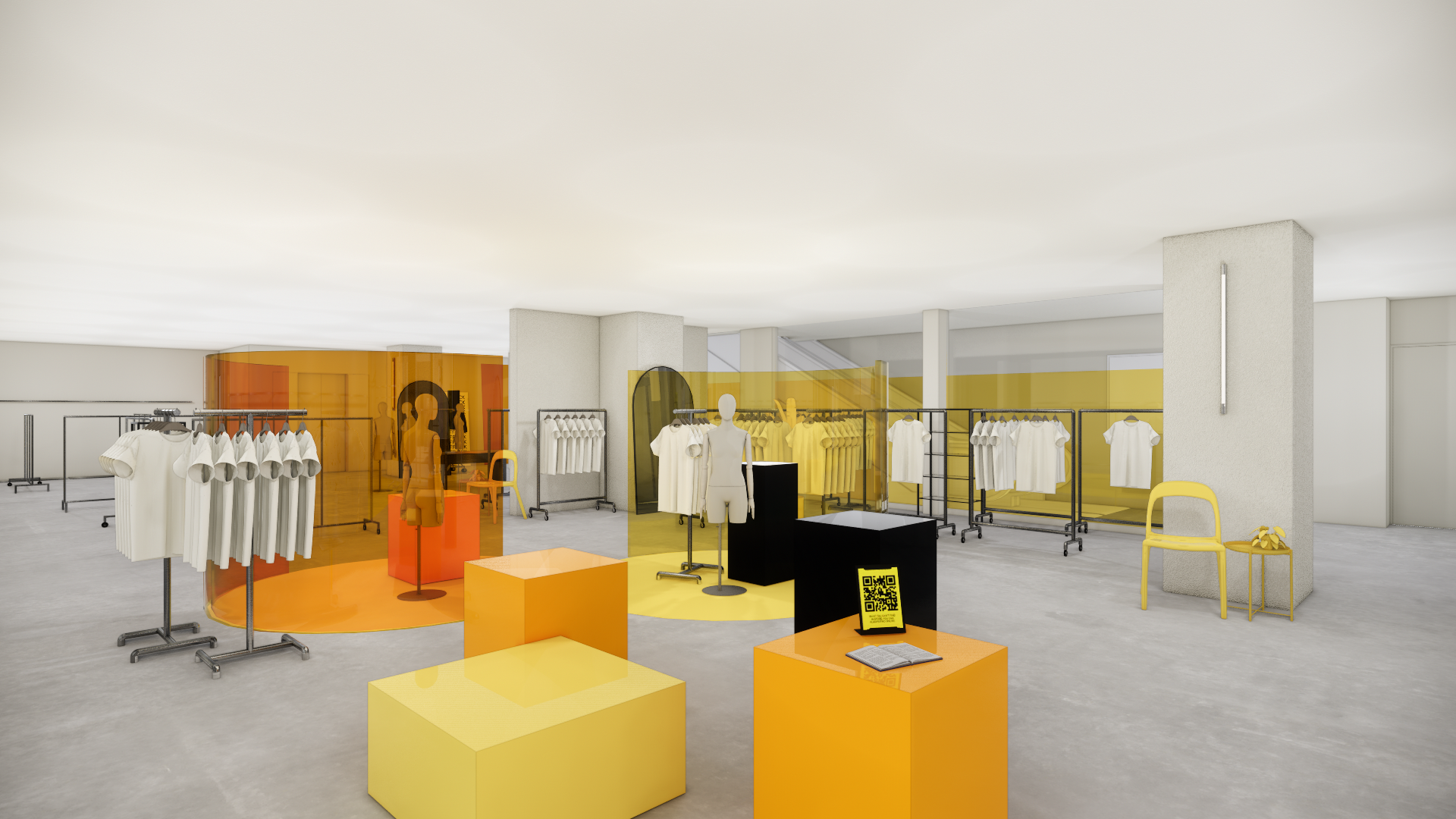 H&M 銀座並木通り店の店内イメージ図