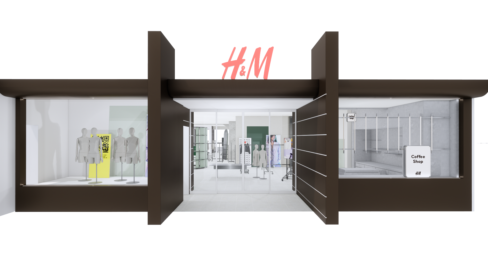 H&M 銀座並木通り店イメージ図