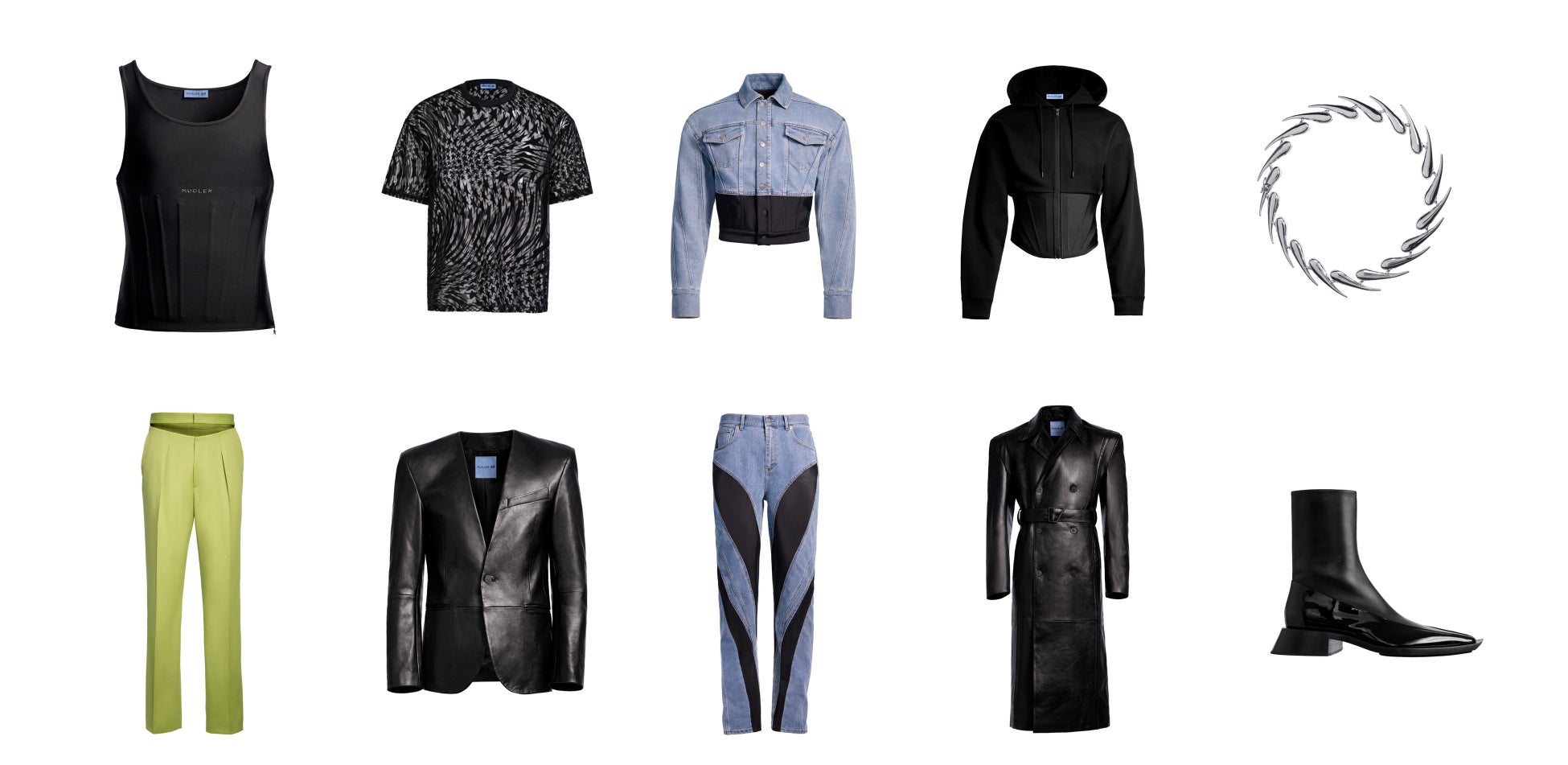 H&M 2023年 デザイナー・コラボレーション 「Mugler H&M(ミュグレー エイチ・アンド・エム)」コレクション メンズウェア商品画像