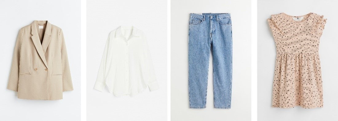 H&M イオンスタイル南砂店では4月30日（日）まで一部対象商品が最大50％OFFに