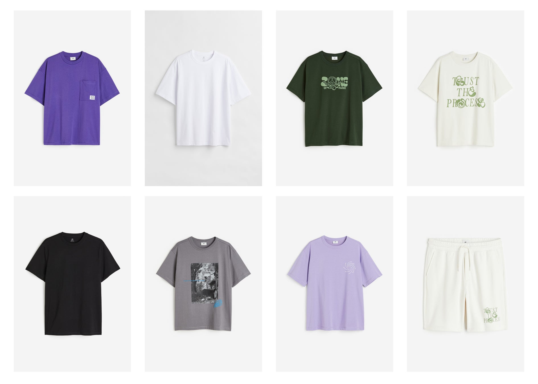 H&M 2023年最新メンズウェア ベーシックアイテム 「COOLMAX®(クールマックス)」 商品一覧
