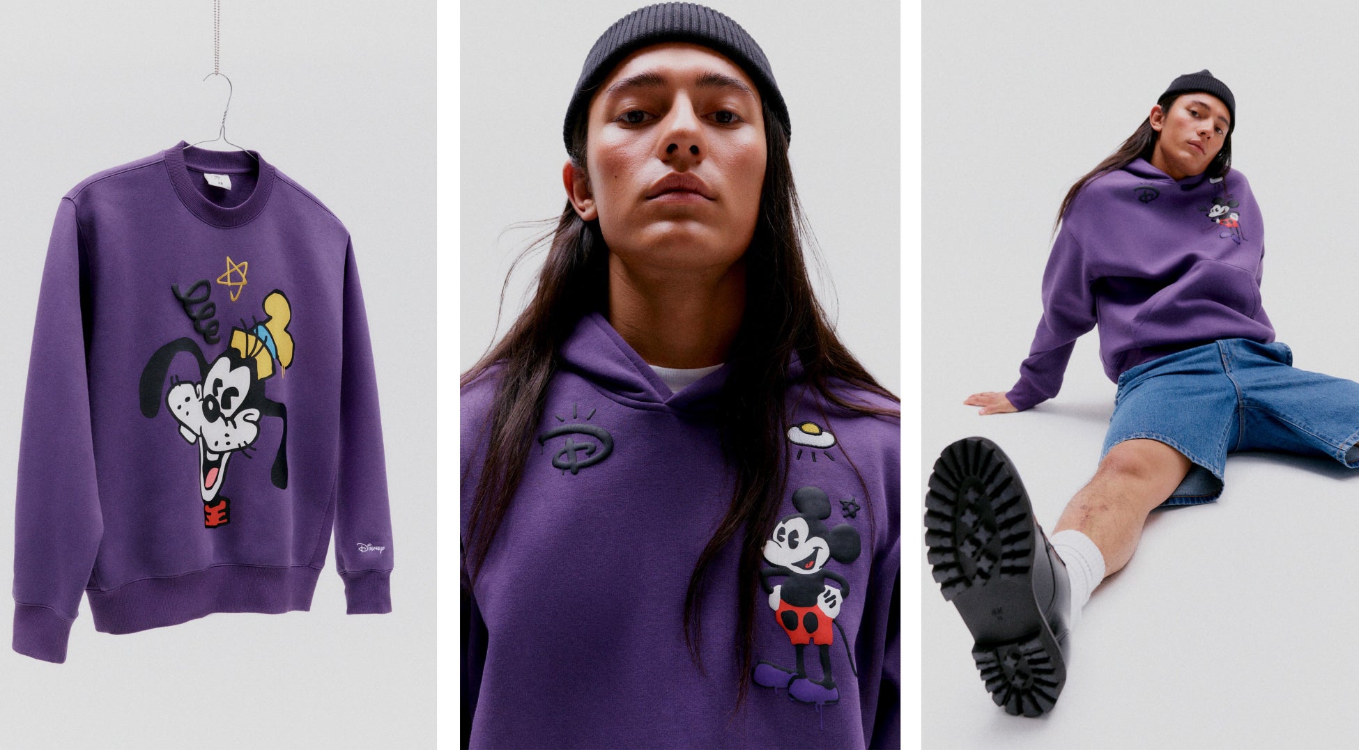 「Disney100 x H&M」コレクション オーバーサイズフィットスウェットパーカー¥5,999