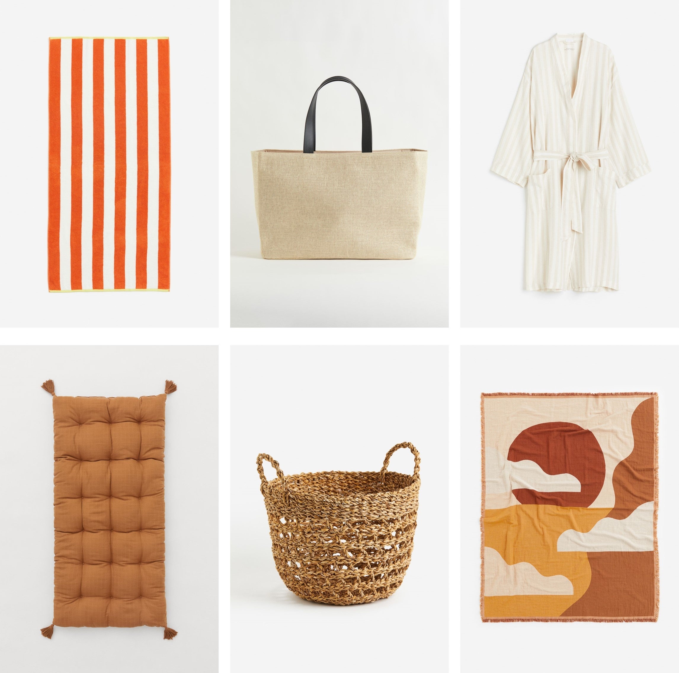 「H&M SUMMER GETAWAY」の開催期間中、限定展示されるH&M HOMEの一部商品