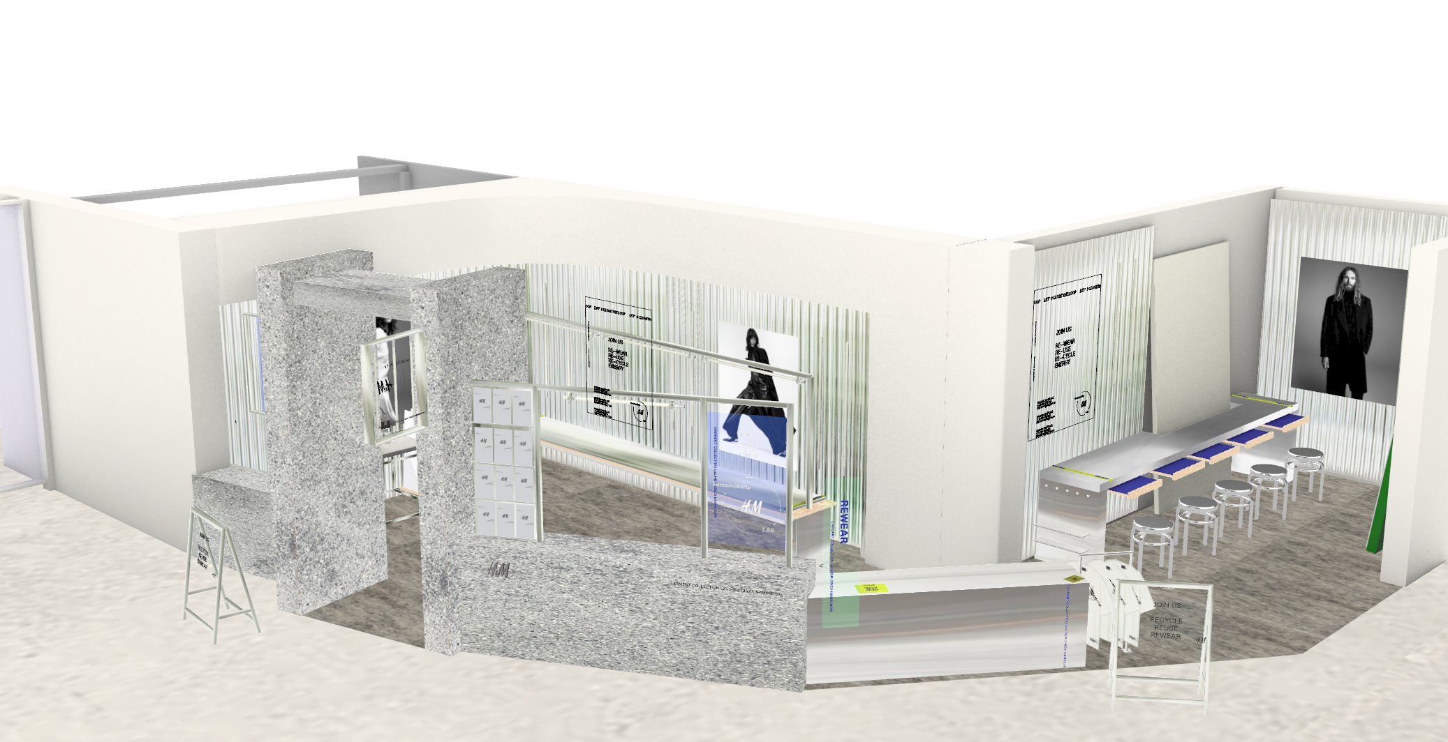 H&M 銀座並木通り店にて期間限定のワークショップ「H&M Sustainability LAB」開催