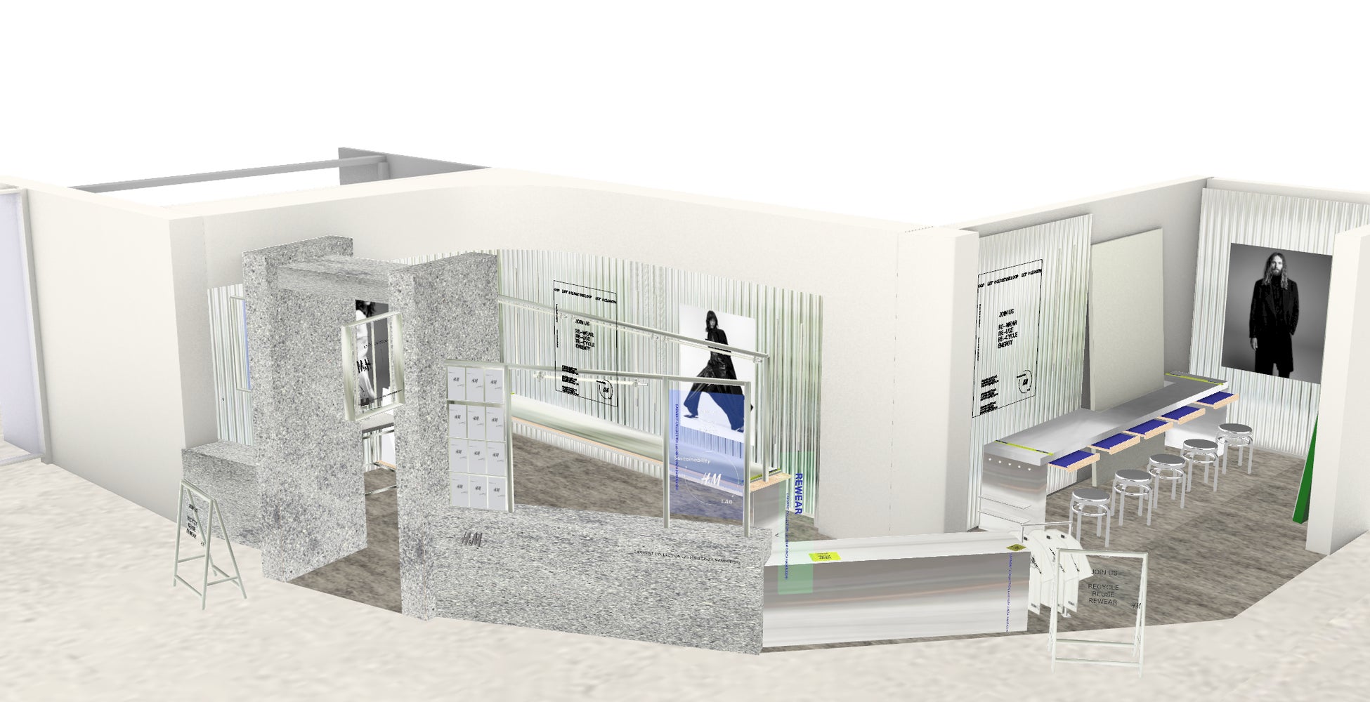 H&M 銀座並木通り店にて期間限定のワークショップ「H&M Sustainability LAB」開催