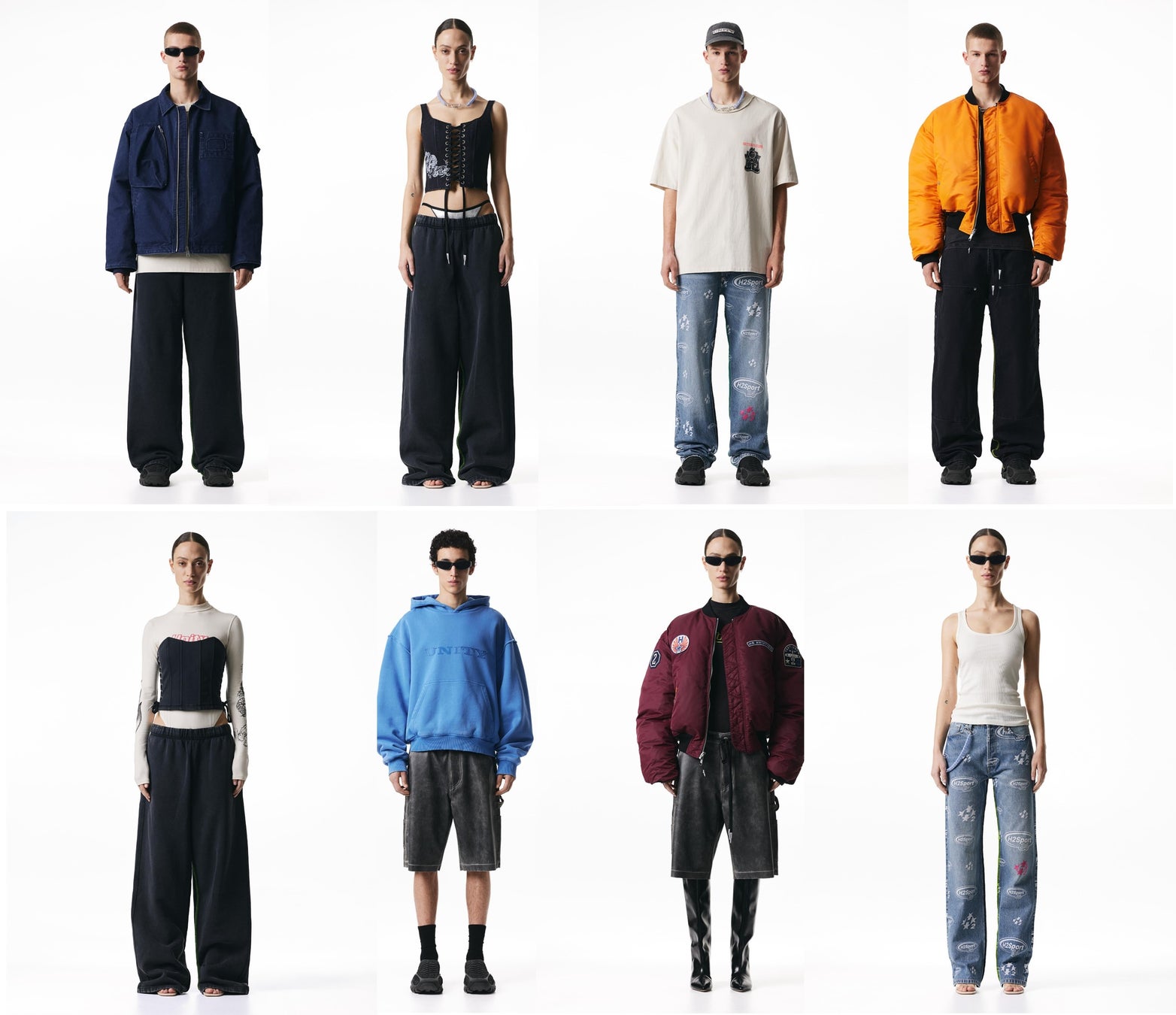 Heron Preston x H&M「H2」ルックブック