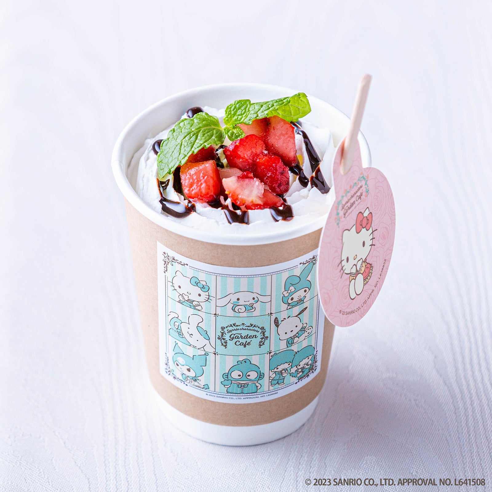 サンリオキャラクターズ ガーデンカフェにて、冬季限定の