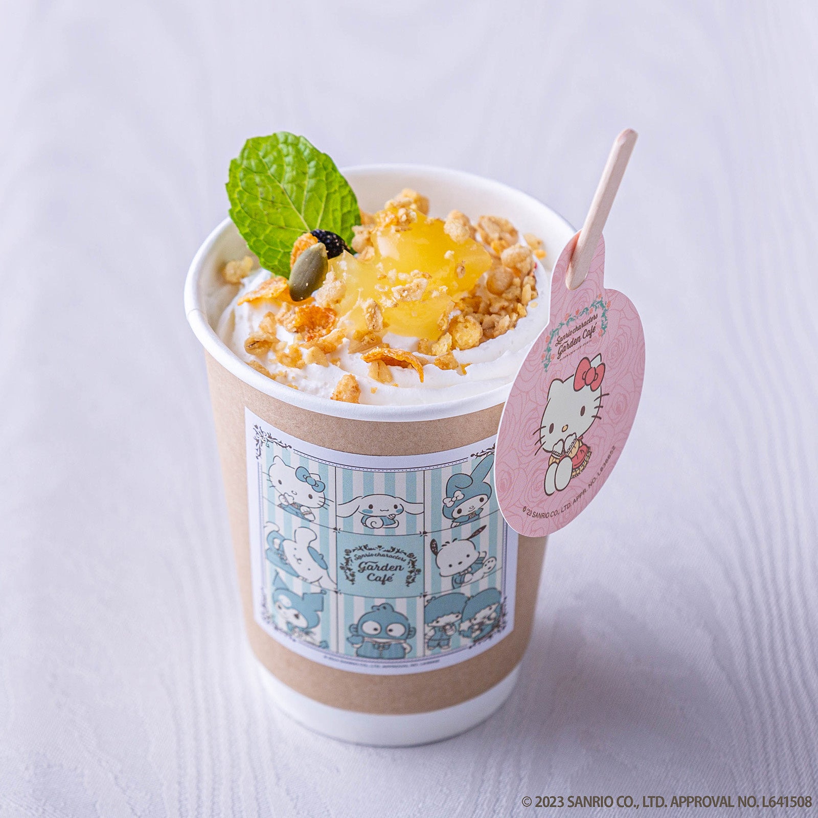 サンリオキャラクターズ ガーデンカフェにて、冬季限定の