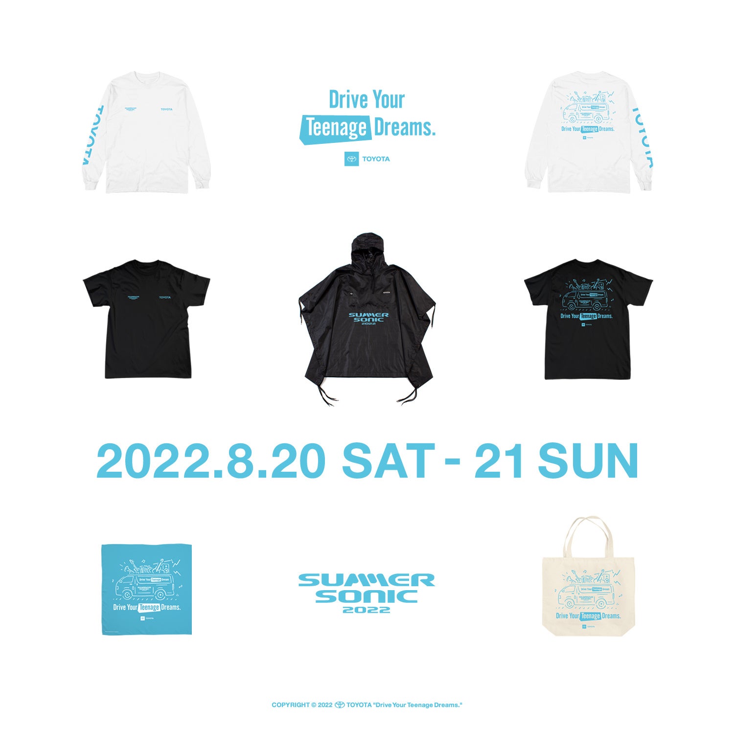 TOYOTA DYTDが2019年以来のSummer Sonicに登場! アイコンカーとなって