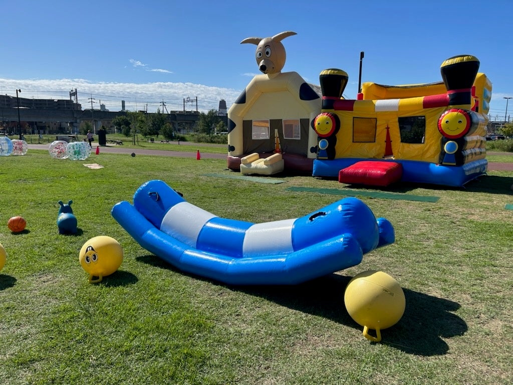 大阪府高槻市の安満遺跡公園で「ふわふわパーク」開催!子ども向け楽しい遊具満載のイベント【2024年ゴールデンウィーク】 大阪府高槻市の安満遺跡公園で「ふわふわパーク」開催!子ども向け楽しい遊具満載のイベント【2024年ゴールデンウィーク】