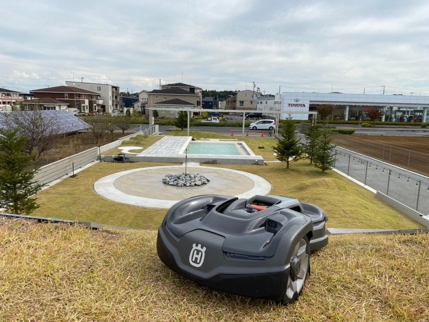 上空から見るとロボットが出現!