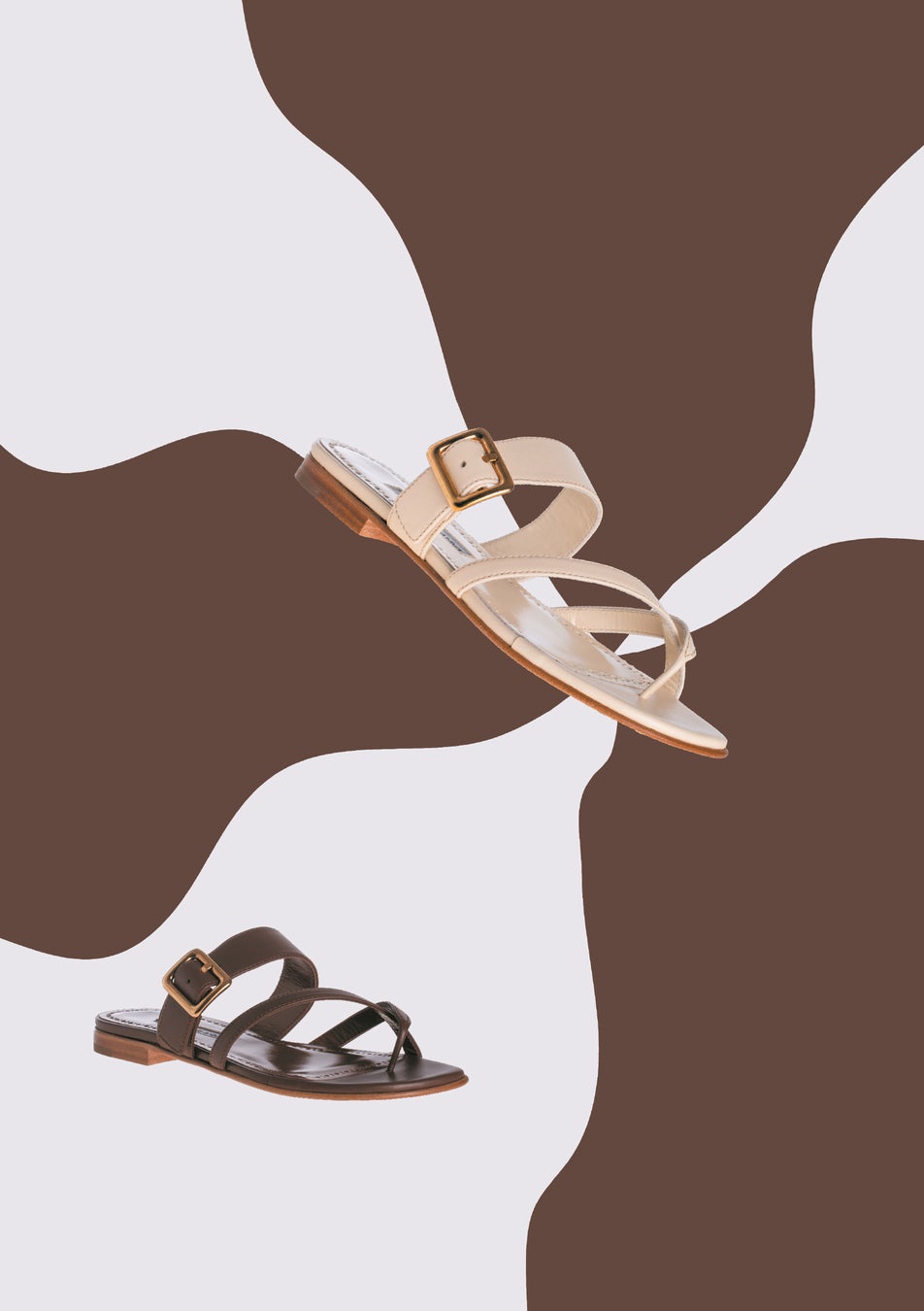 マノロブラニク MANOLO BLAHNIK 38 25 24.5 サンダル マノロ ブラニクの2025年春夏コレクションからエフォートレスな