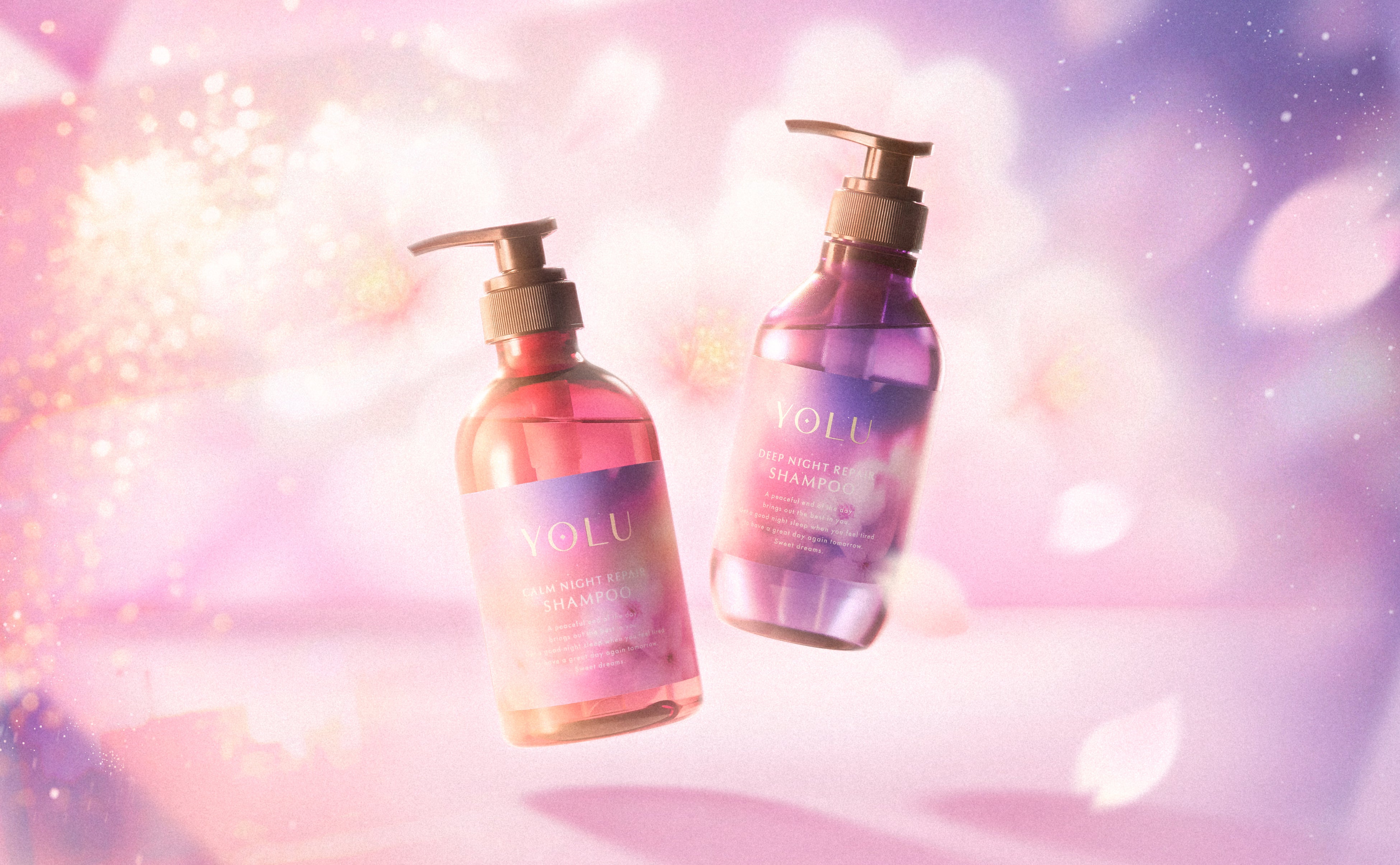 【桜ヘアケア売上日本1位*YOLUから春限定品】夕桜・夜桜をイメージした「移ろい感じる桜シリーズ」11月16日新発売！ 儚くやわらかな桜の香りを、バスタイムの習慣に