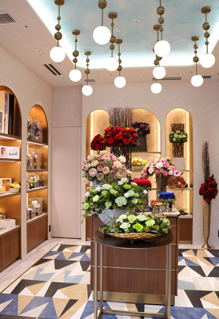 ベルフルール プリザーブドフラワー スタンド造花M Belles Fleurs