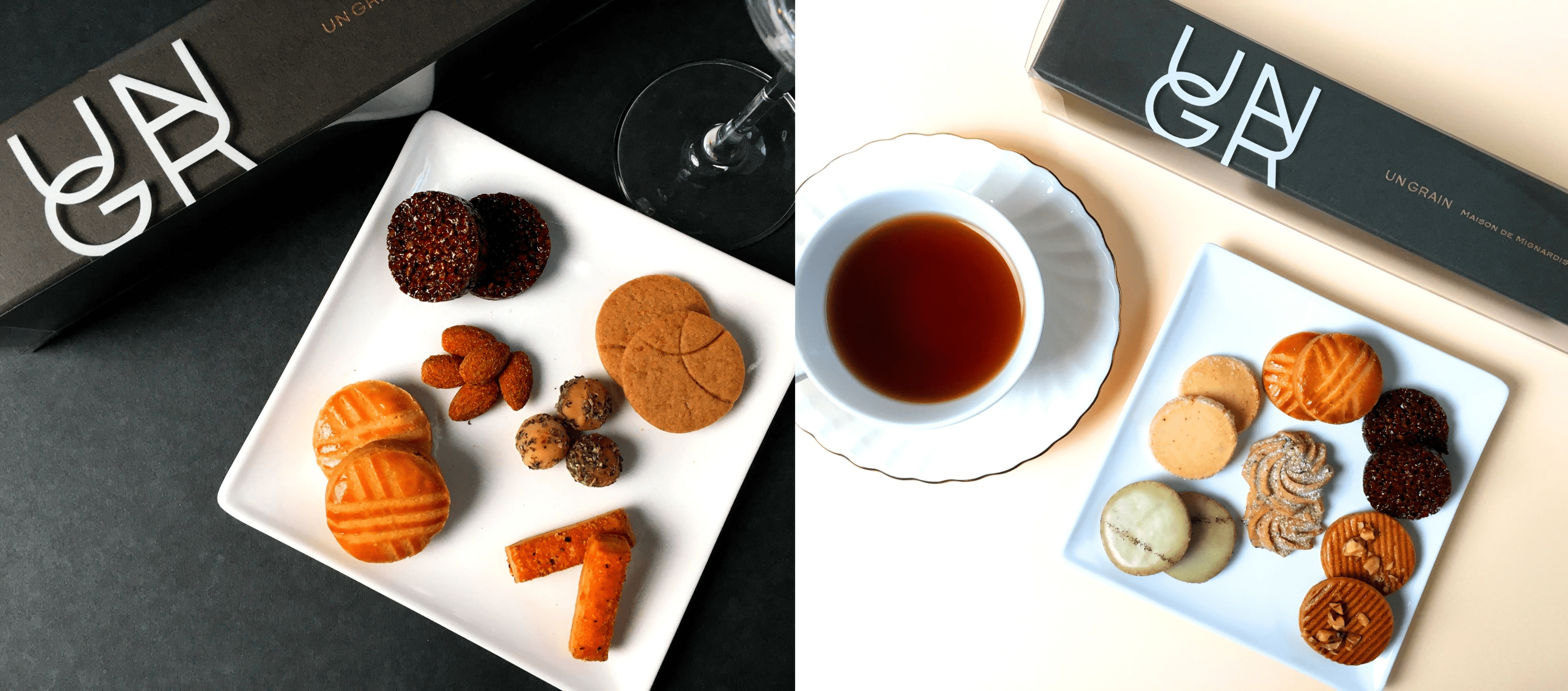 アペリティフ(画像左) 　ティータイム(画像右)