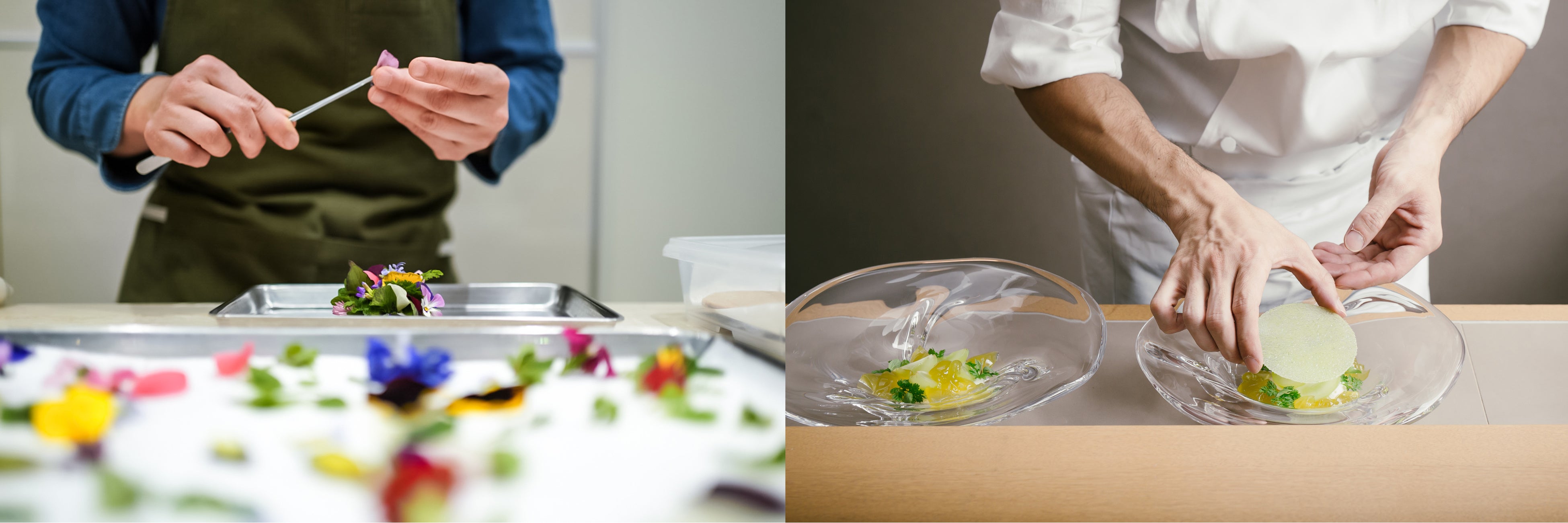 (左)『FARO』加藤峰子 (右)『UN GRAIN』昆布智成