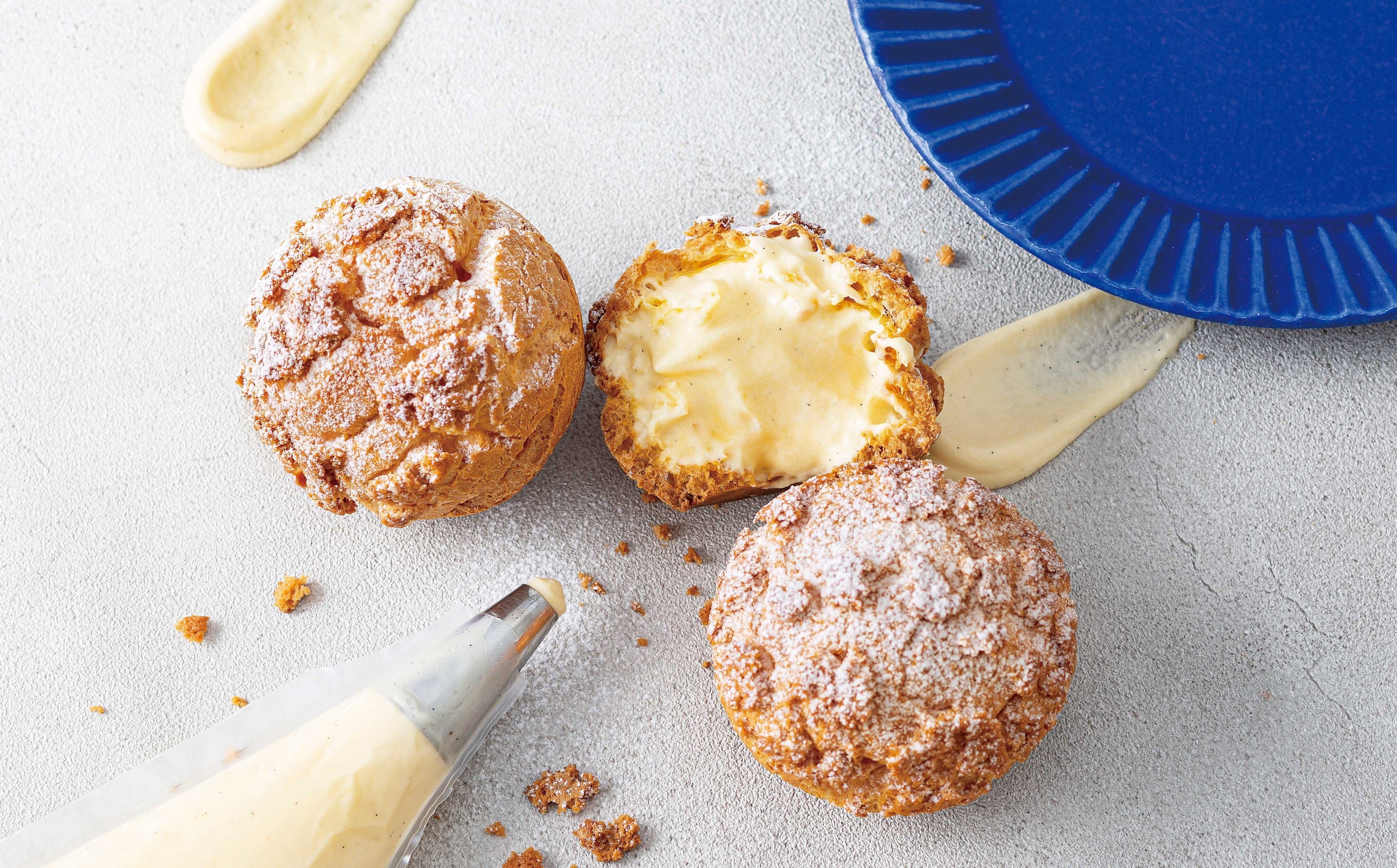 ヨックモックの手作りクッキーシュー