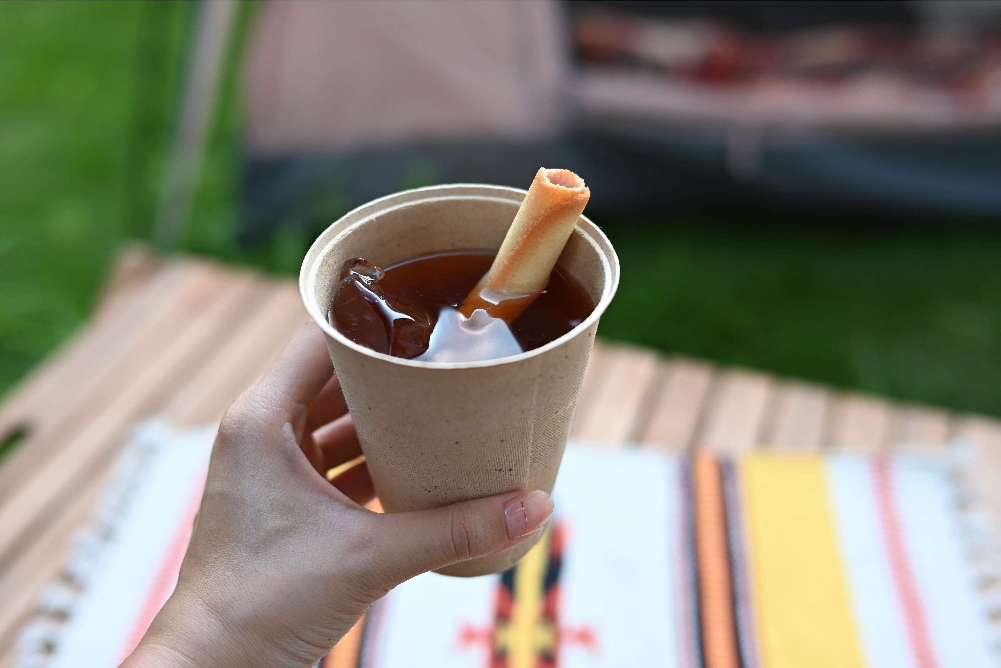 「シガール・ストロー」付きドリンク　※イメージ