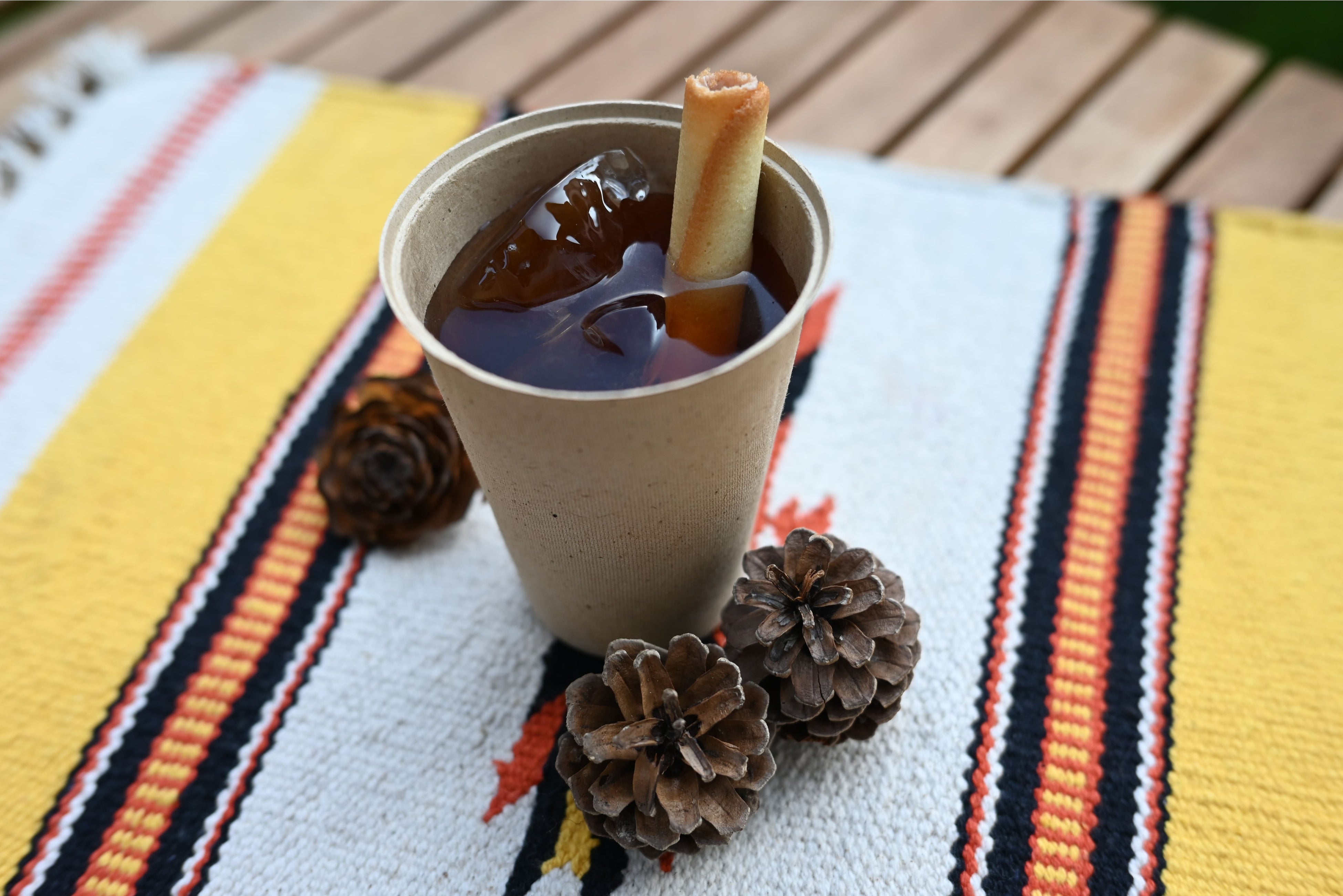 「シガール・ストロー」付きドリンク