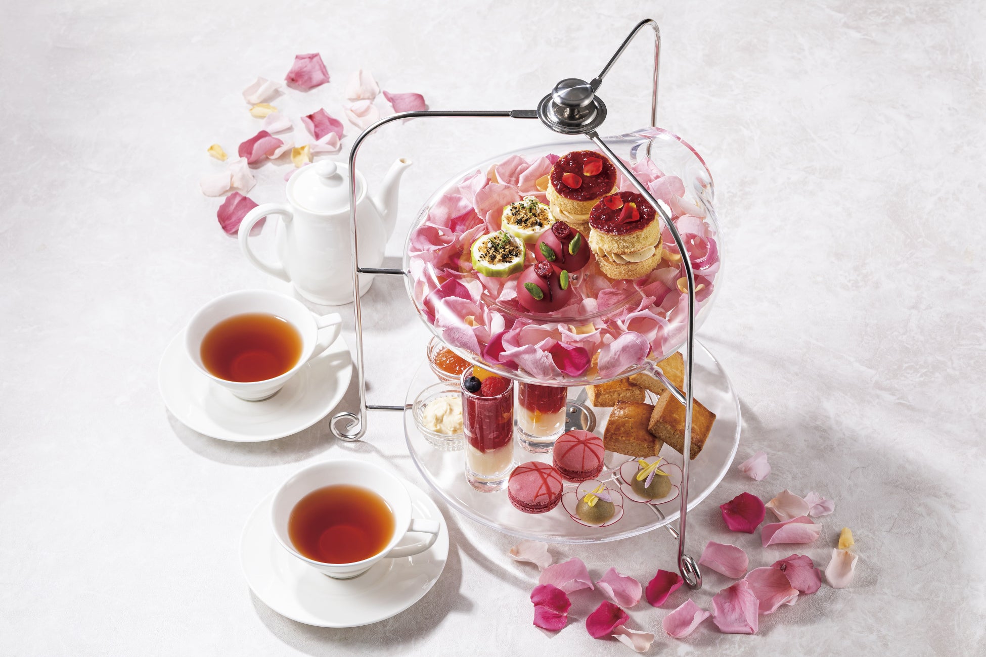 Printemps Blue Brick Tea Set ~春のブルー・ブリック・ティーセット~