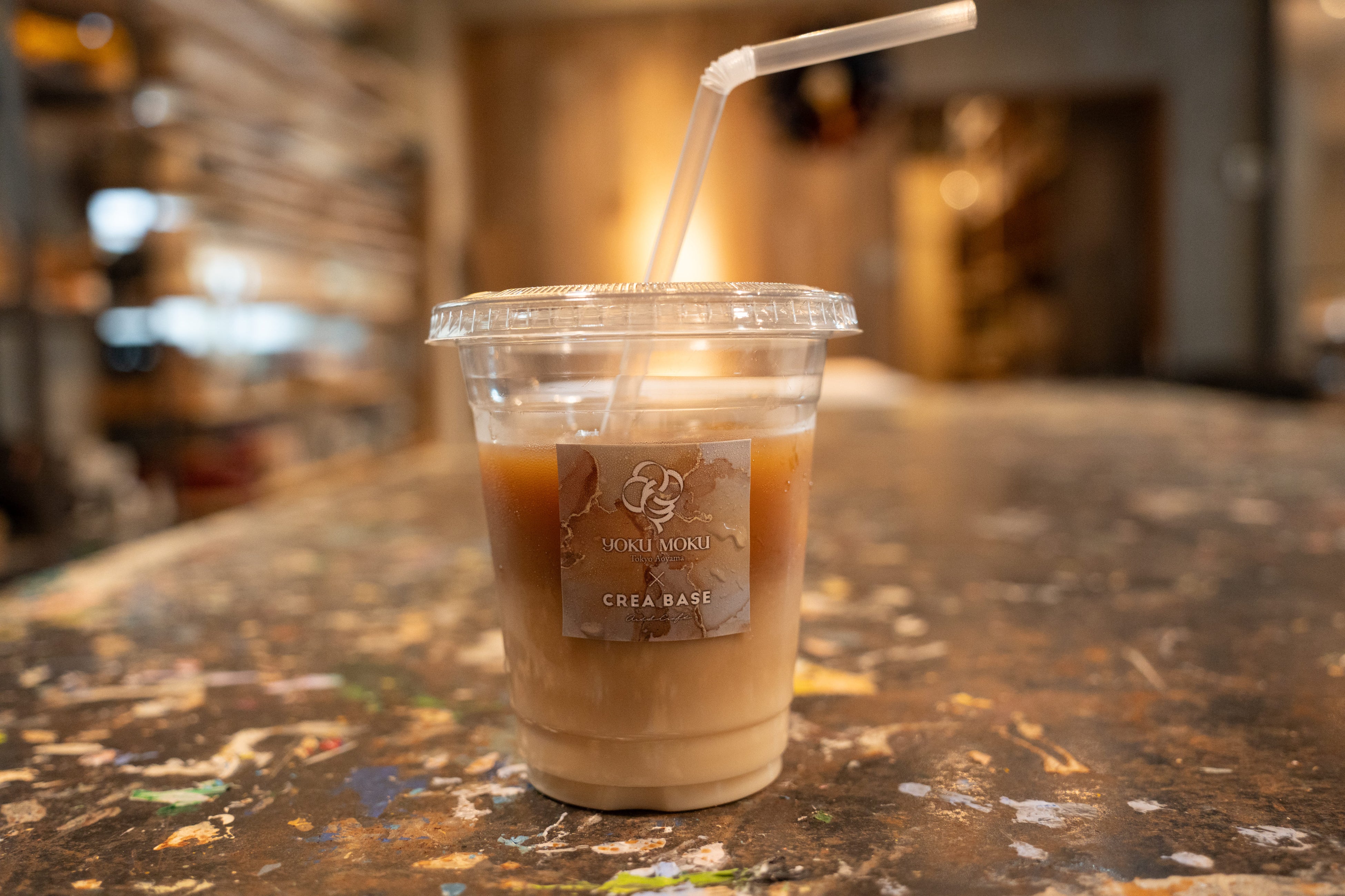 アイスオーツミルクラテ