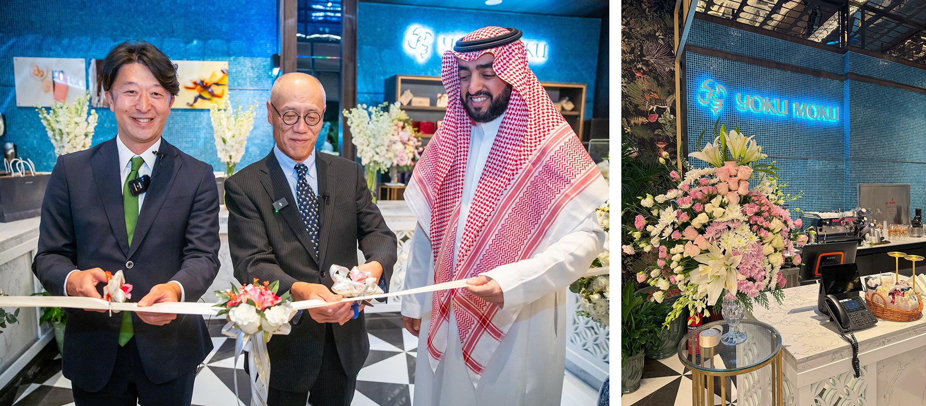 オープニングセレモニーと店舗の様子