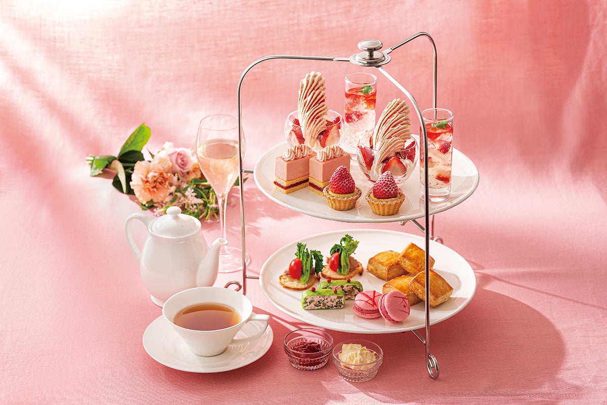 ブルー・ブリック・ティーセット ～春色テラスのティータイム～