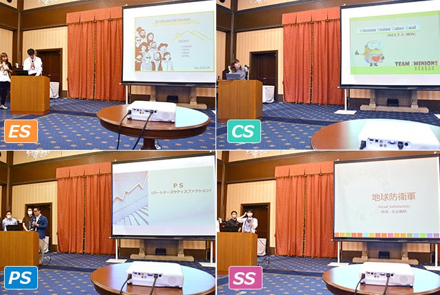 各チーム発表の様子