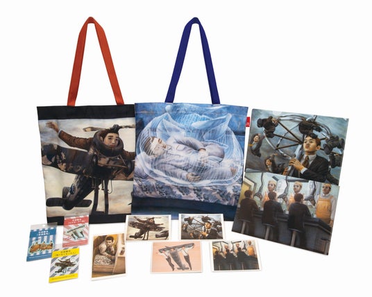 画家・石田徹也の作品がミュージアムグッズに! 静岡県立美術館ミュージアムショップにて、トートバッグ・クリアファイル・ステッカー・ポストカードを発売 画家・石田徹也の作品がミュージアムグッズに! 静岡県立美術館ミュージアムショップにて、トートバッグ・クリアファイル・ステッカー・ポストカードを発売