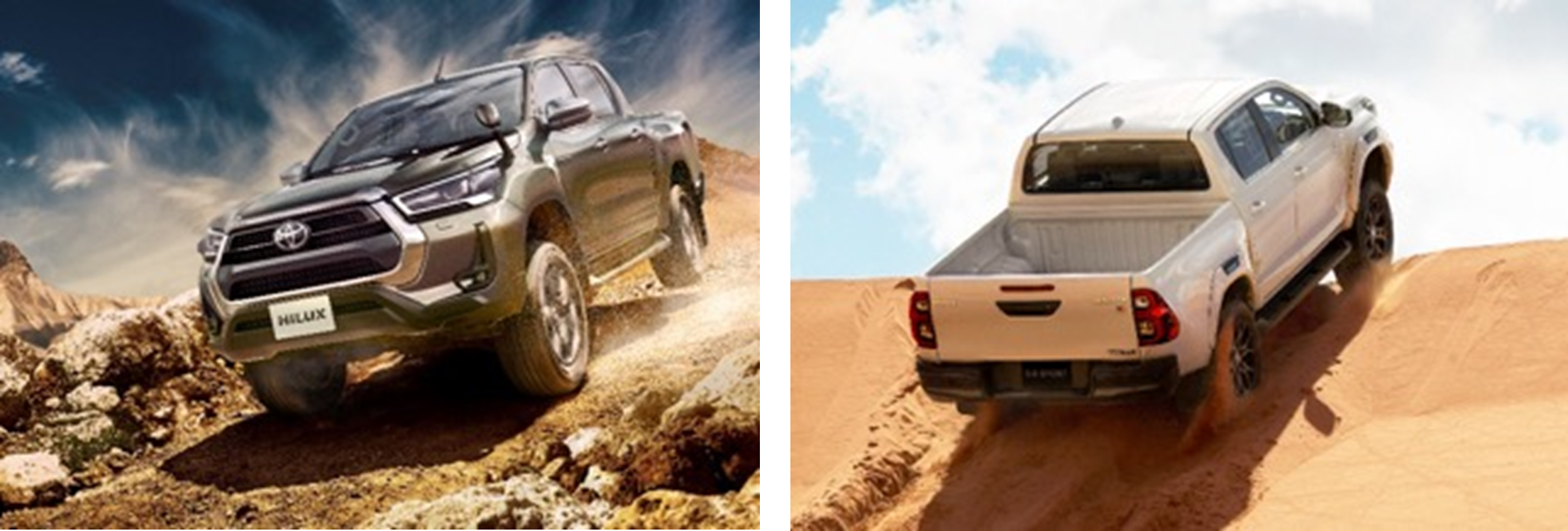 トヨタのピックアップトラック「ハイラックス」がマクドナルドの