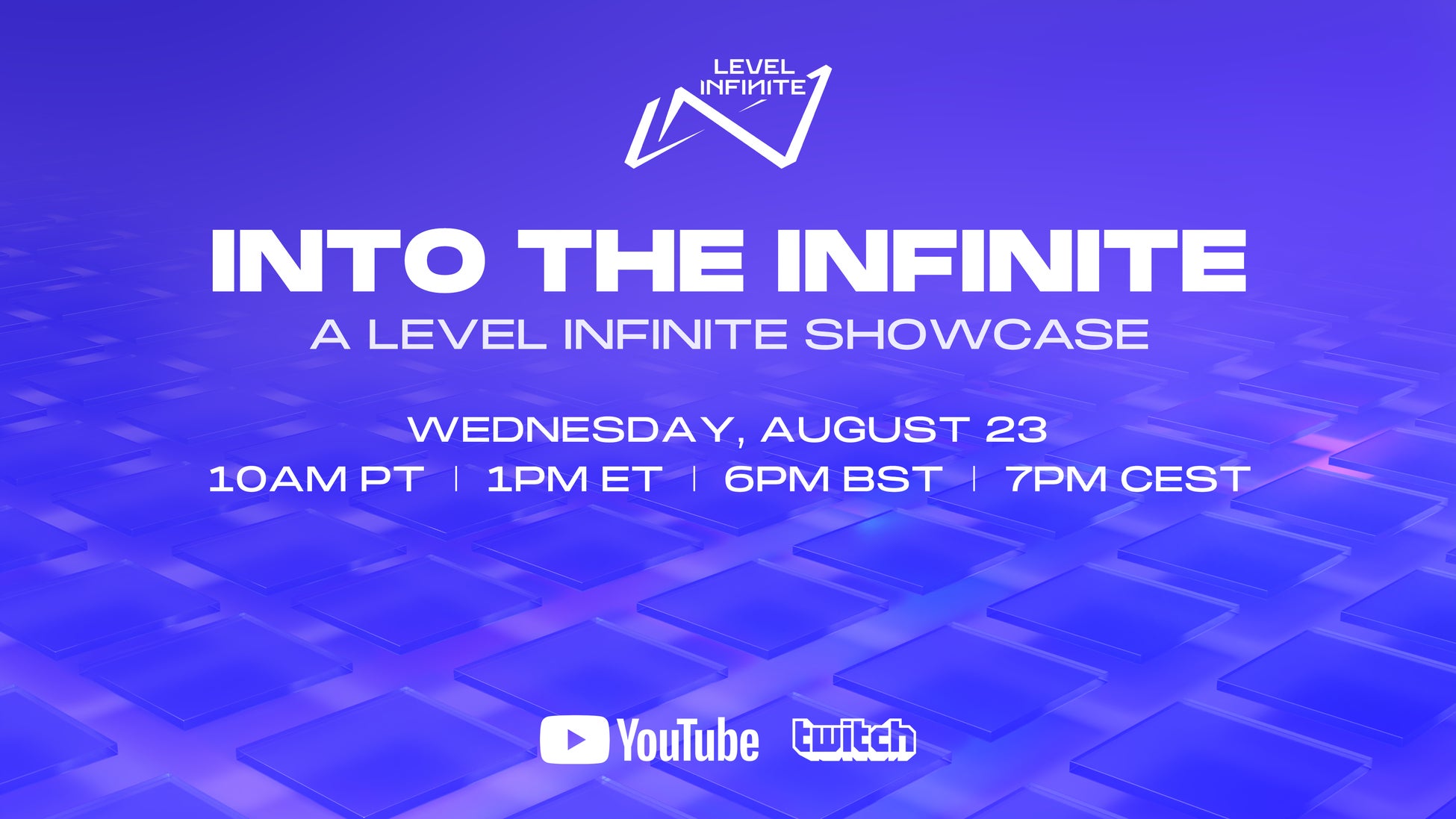 gamescom2023でLevel Infiniteのオンラインイベント「INTO THE INFINITE: A LEVEL INFINITE SHOWCASE」を配信決定