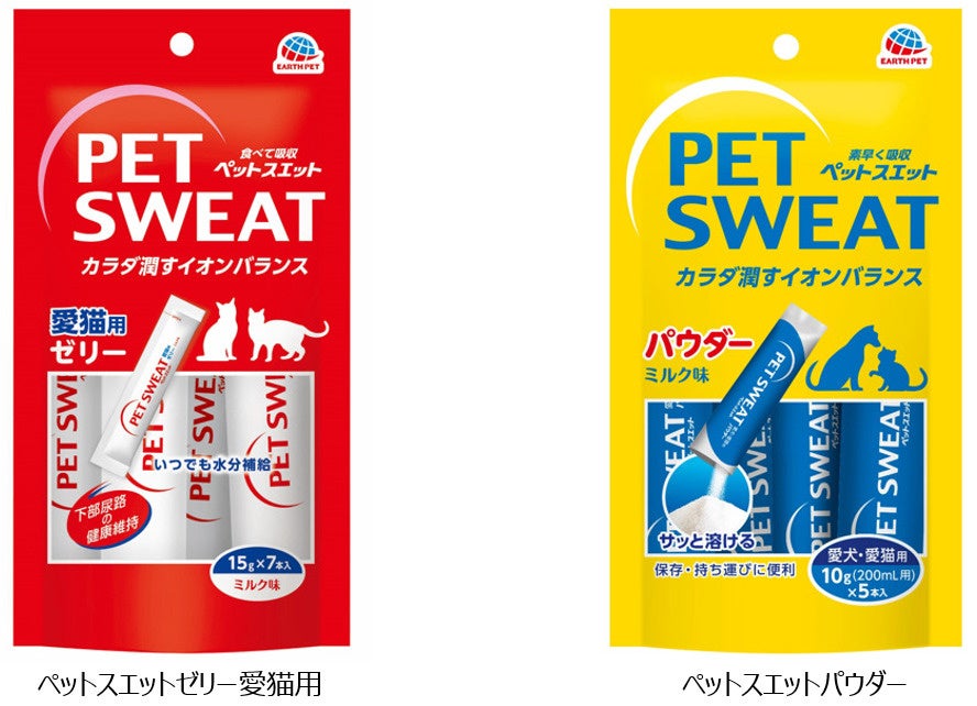 ペットスエットゼリー愛猫用　　　　　　　　　　　　　　ペットスエットパウダー