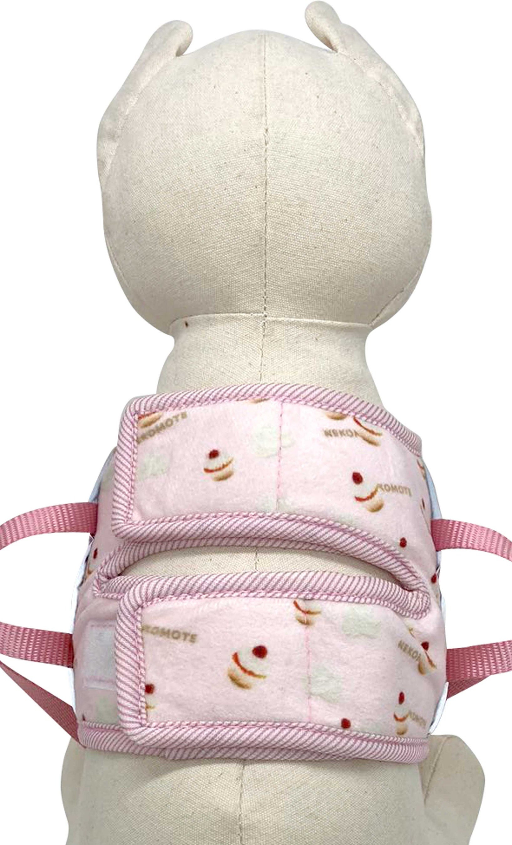 ねこモテWバンド胴輪付引ひも