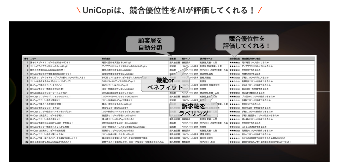 アウトプットイメージ